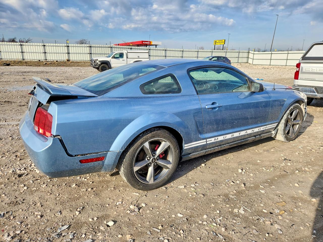 2005 Ford Mustang Blue vin: 1ZVFT80N655251589