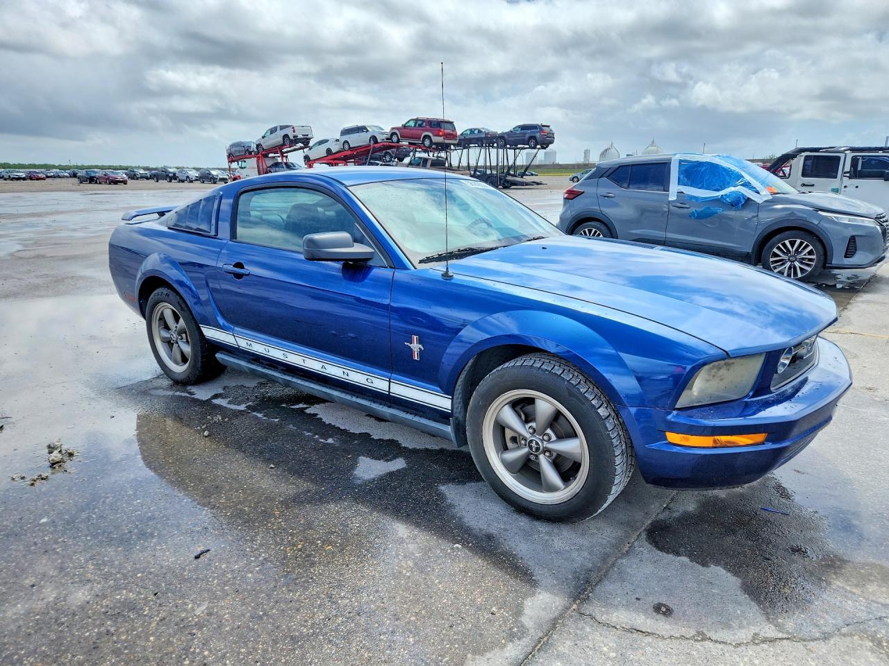 2006 Ford Mustang Blue vin: 1ZVFT80N665182937