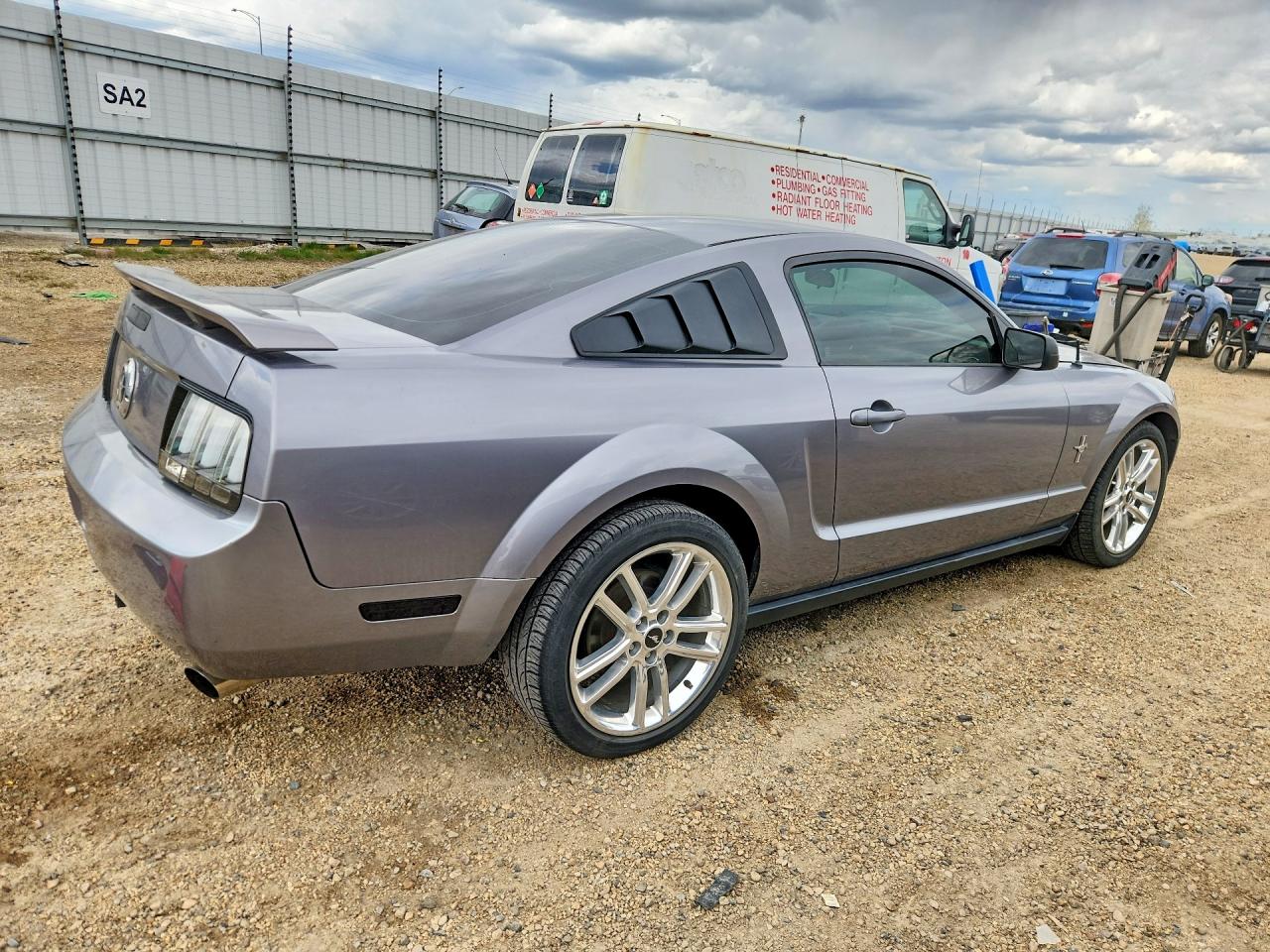 2006 Ford Mustang Серый vin: 1ZVFT80N665193369