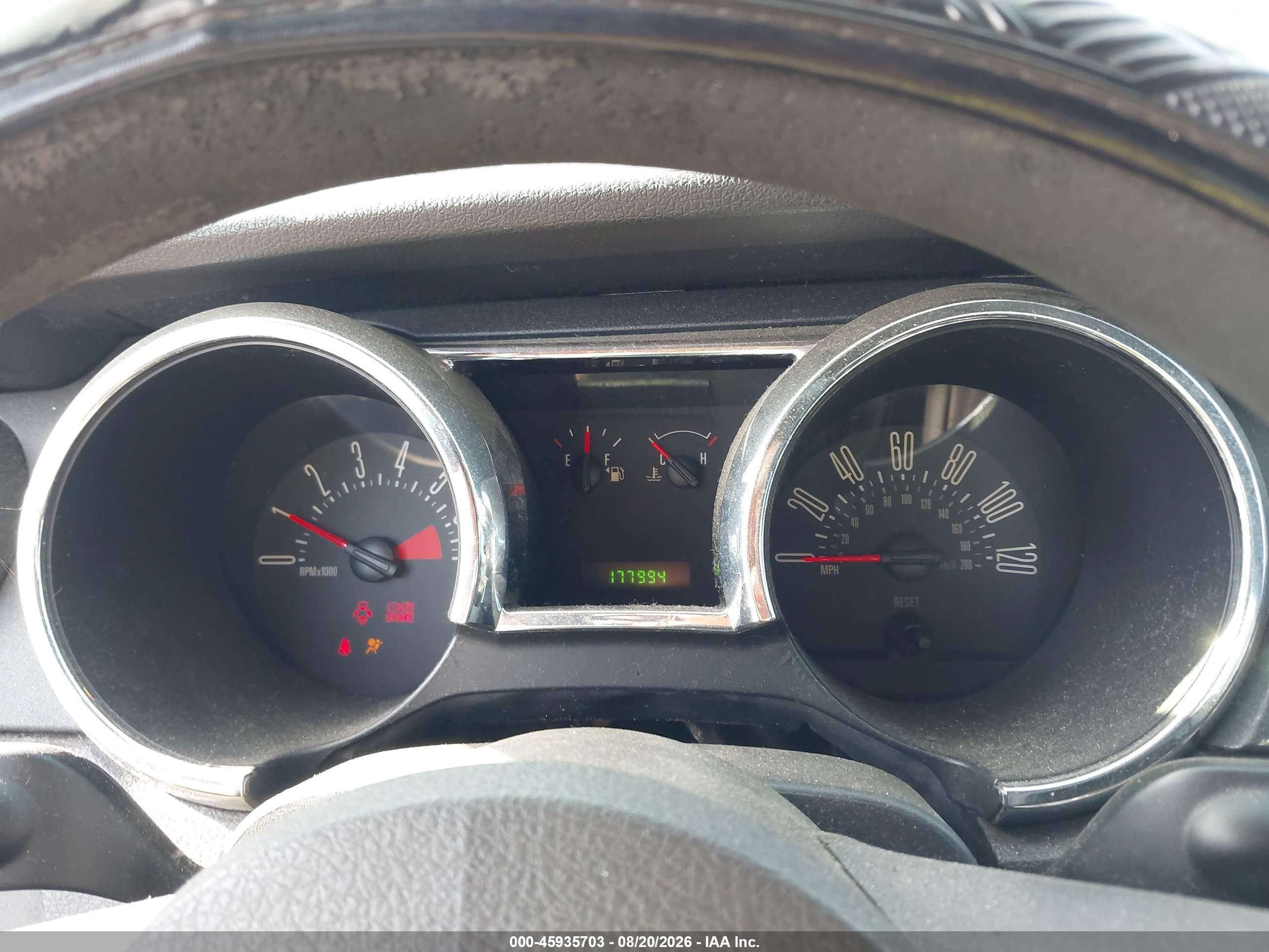 2007 Ford Mustang V6 Deluxe/v6 Premium Черный vin: 1ZVFT80N675341571