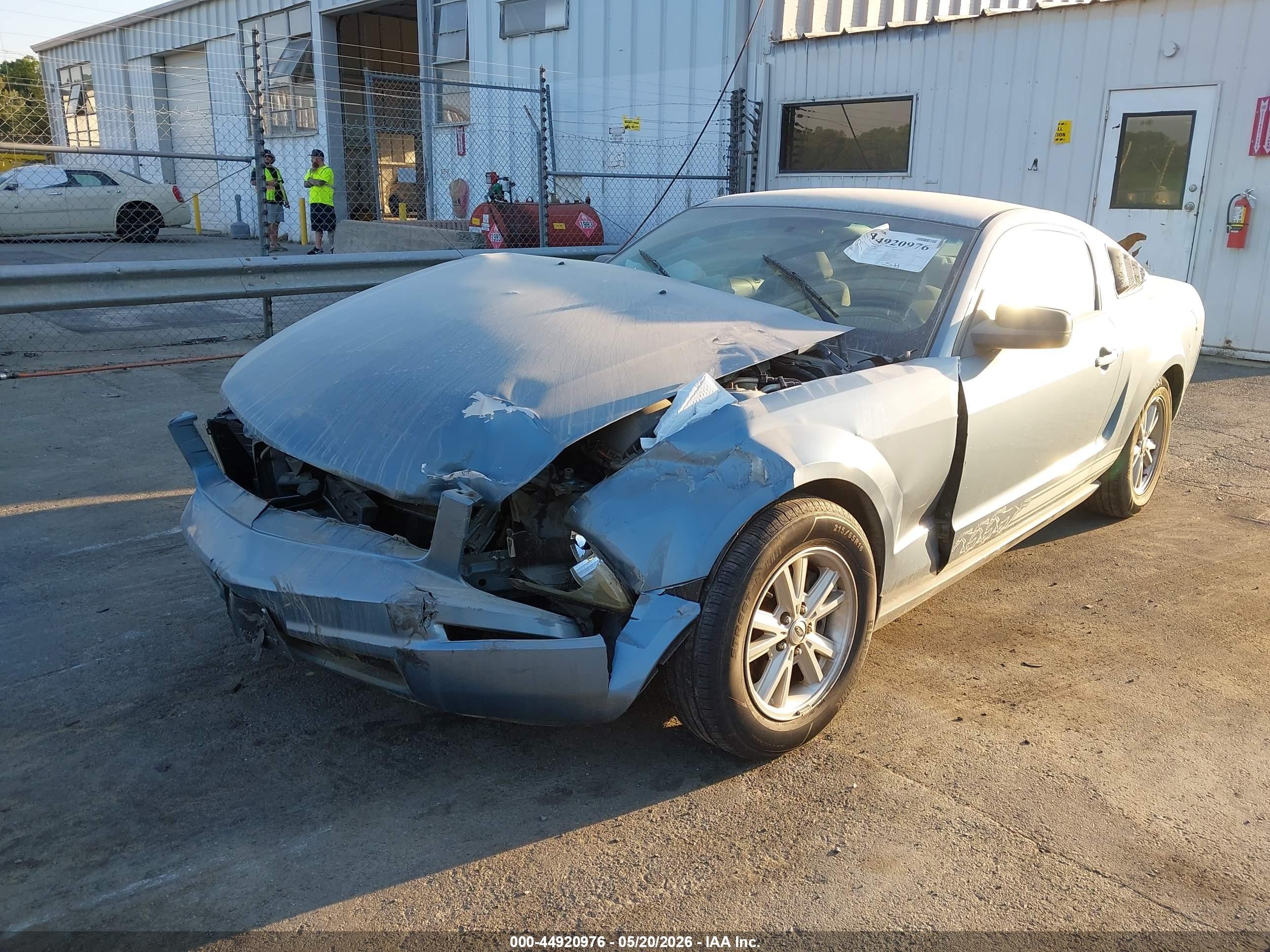 2005 Ford Mustang V6 Deluxe/v6 Premium Blue vin: 1ZVFT80N755137908