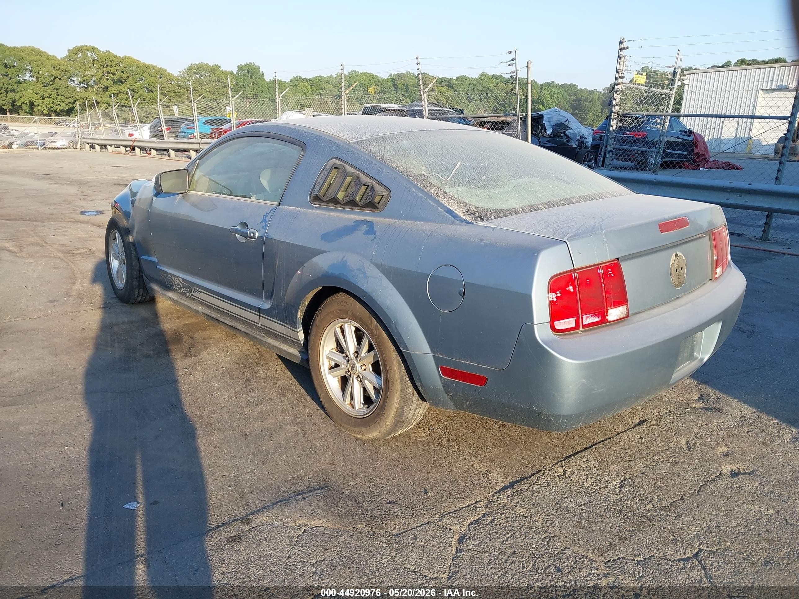 2005 Ford Mustang V6 Deluxe/v6 Premium Blue vin: 1ZVFT80N755137908