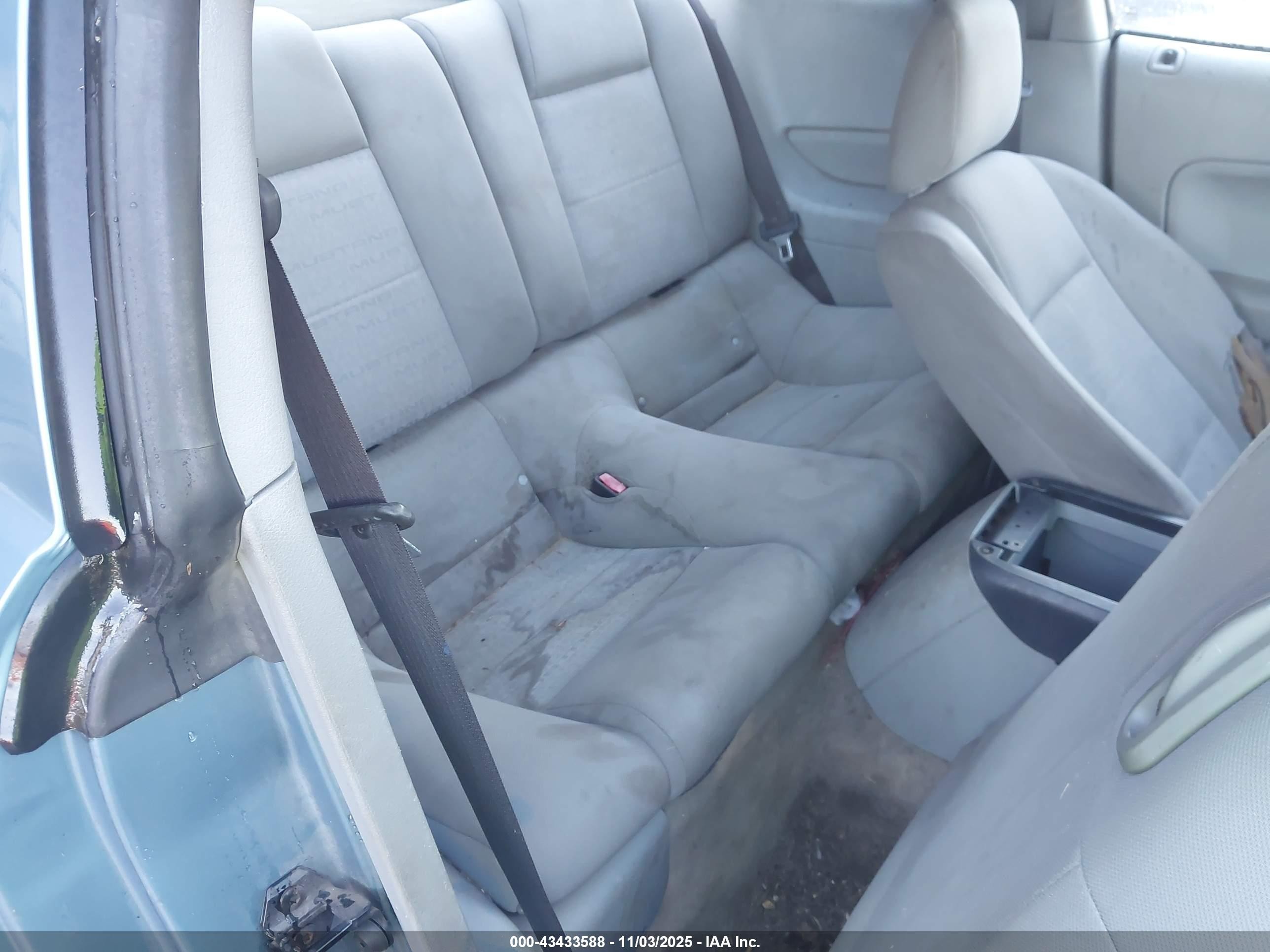 2005 Ford Mustang V6 Deluxe/v6 Premium Blue vin: 1ZVFT80N755173789