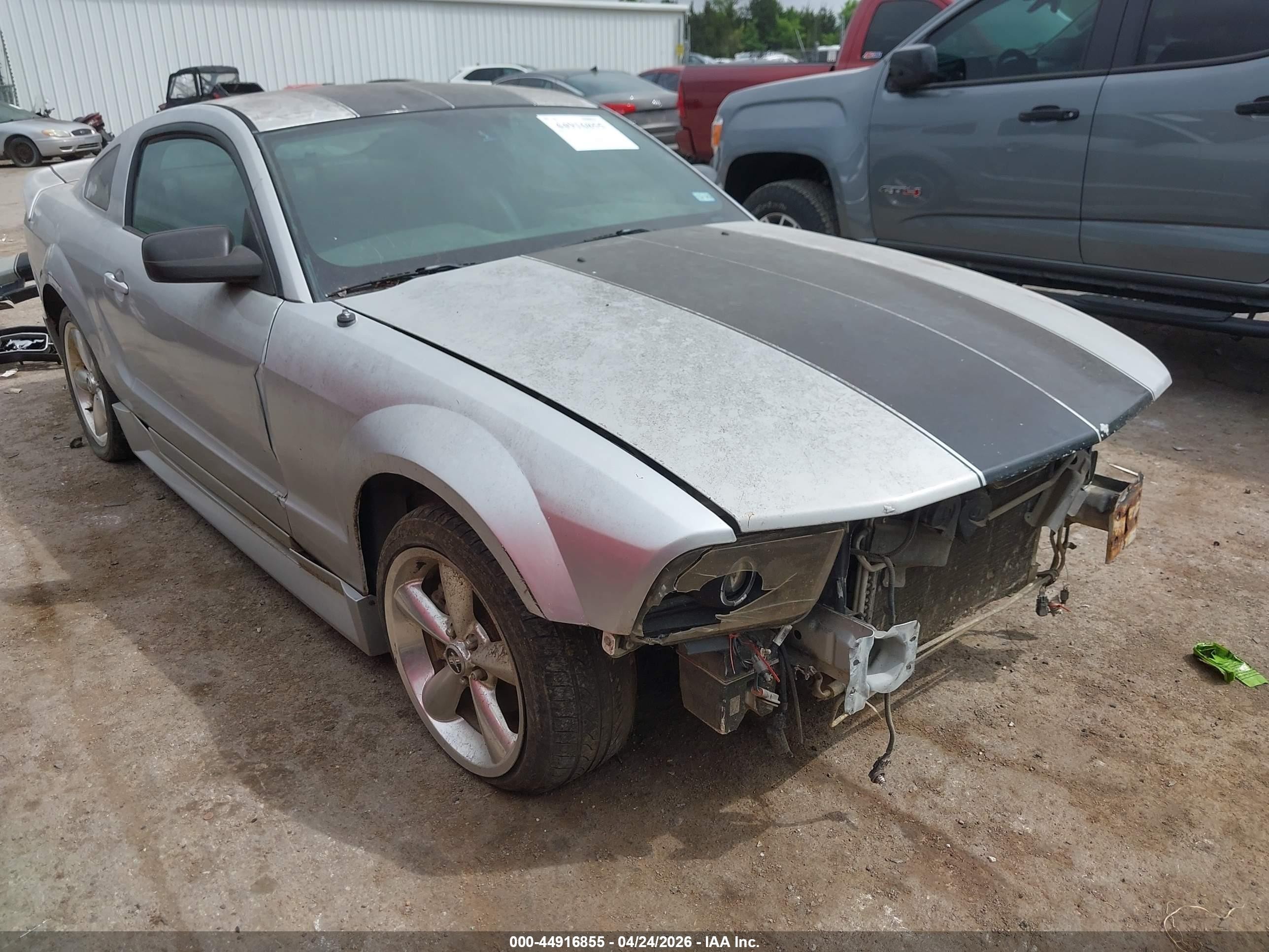 2006 Ford Mustang V6 Silver vin: 1ZVFT80N765145024