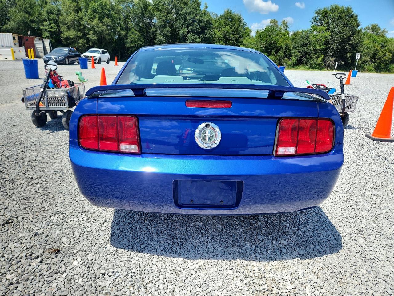 2006 Ford Mustang Blue vin: 1ZVFT80N765159778