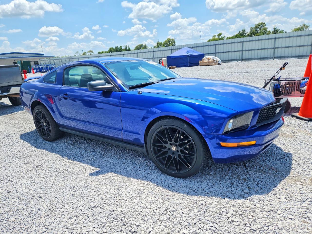 2006 Ford Mustang Blue vin: 1ZVFT80N765159778