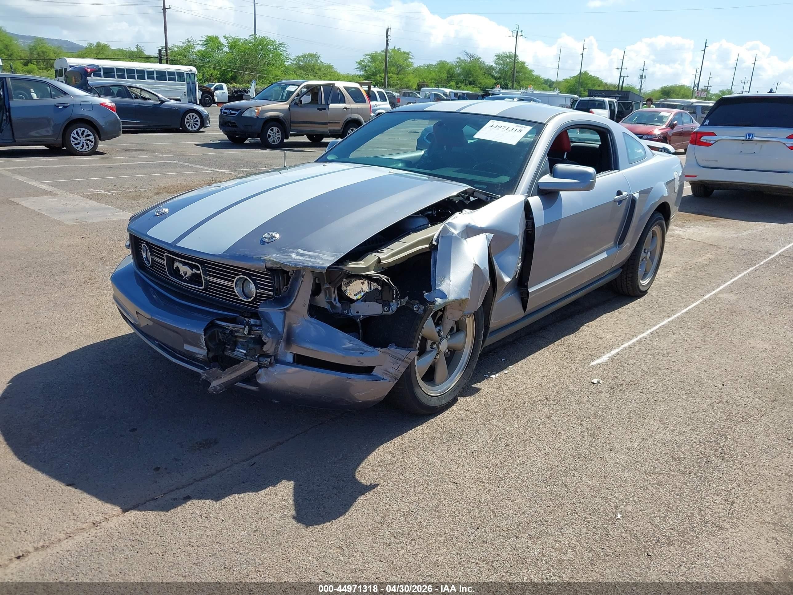 2006 Ford Mustang V6 Gray vin: 1ZVFT80N765261064