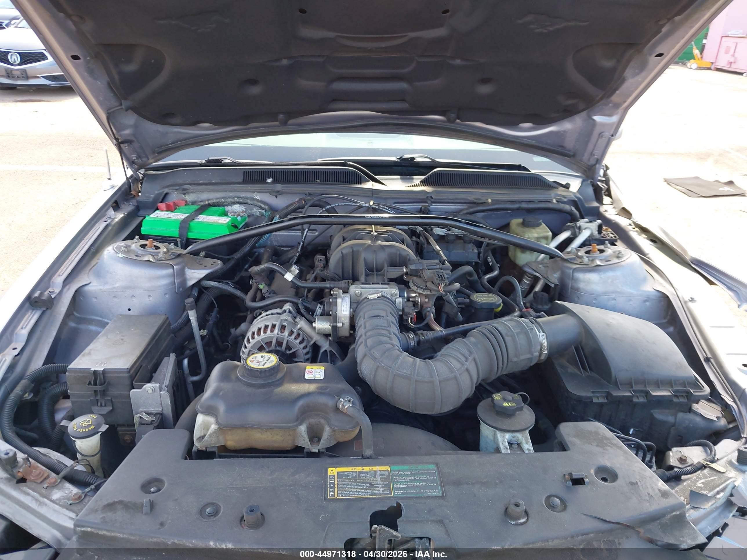 2006 Ford Mustang V6 Gray vin: 1ZVFT80N765261064
