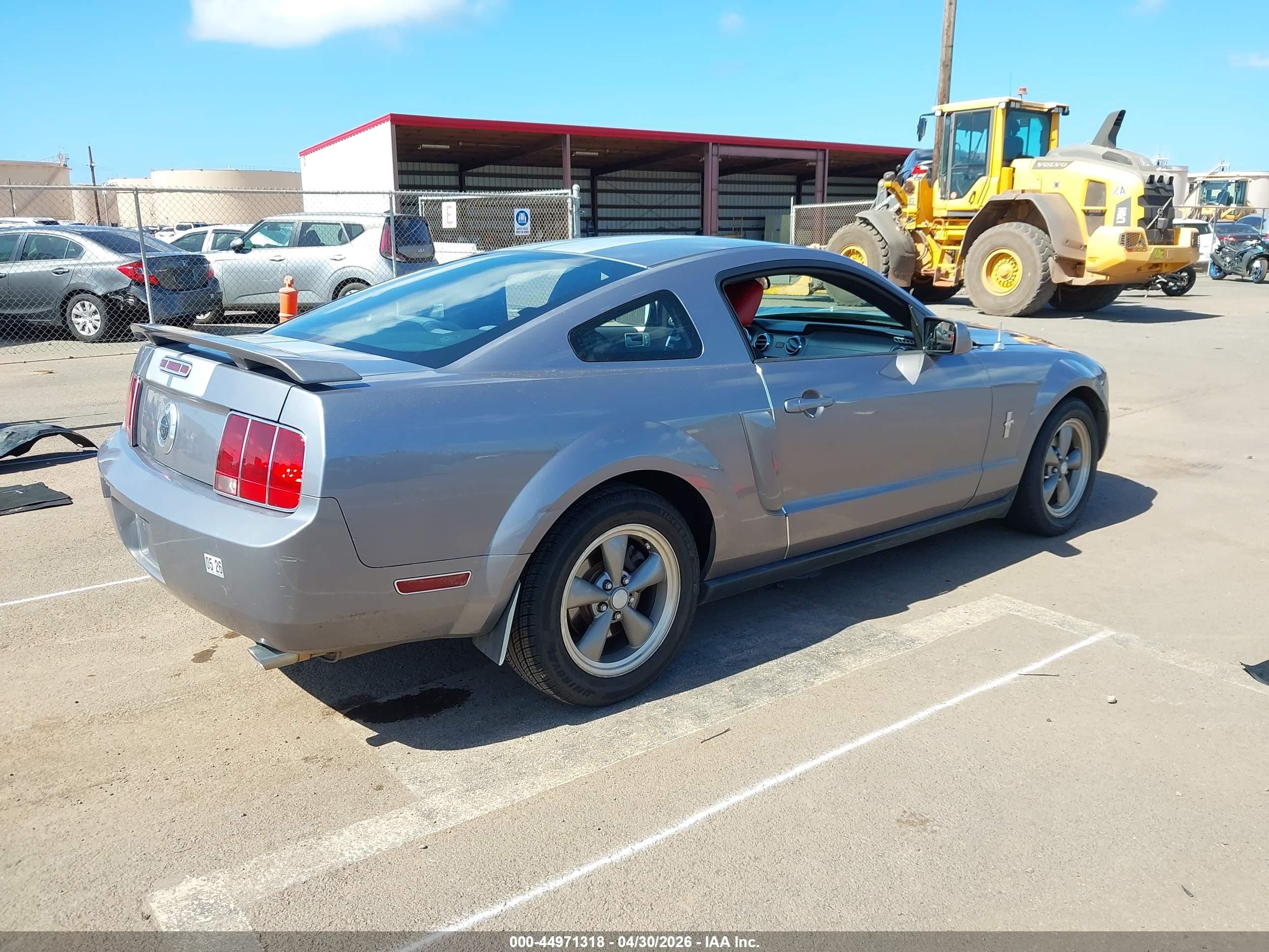 2006 Ford Mustang V6 Gray vin: 1ZVFT80N765261064