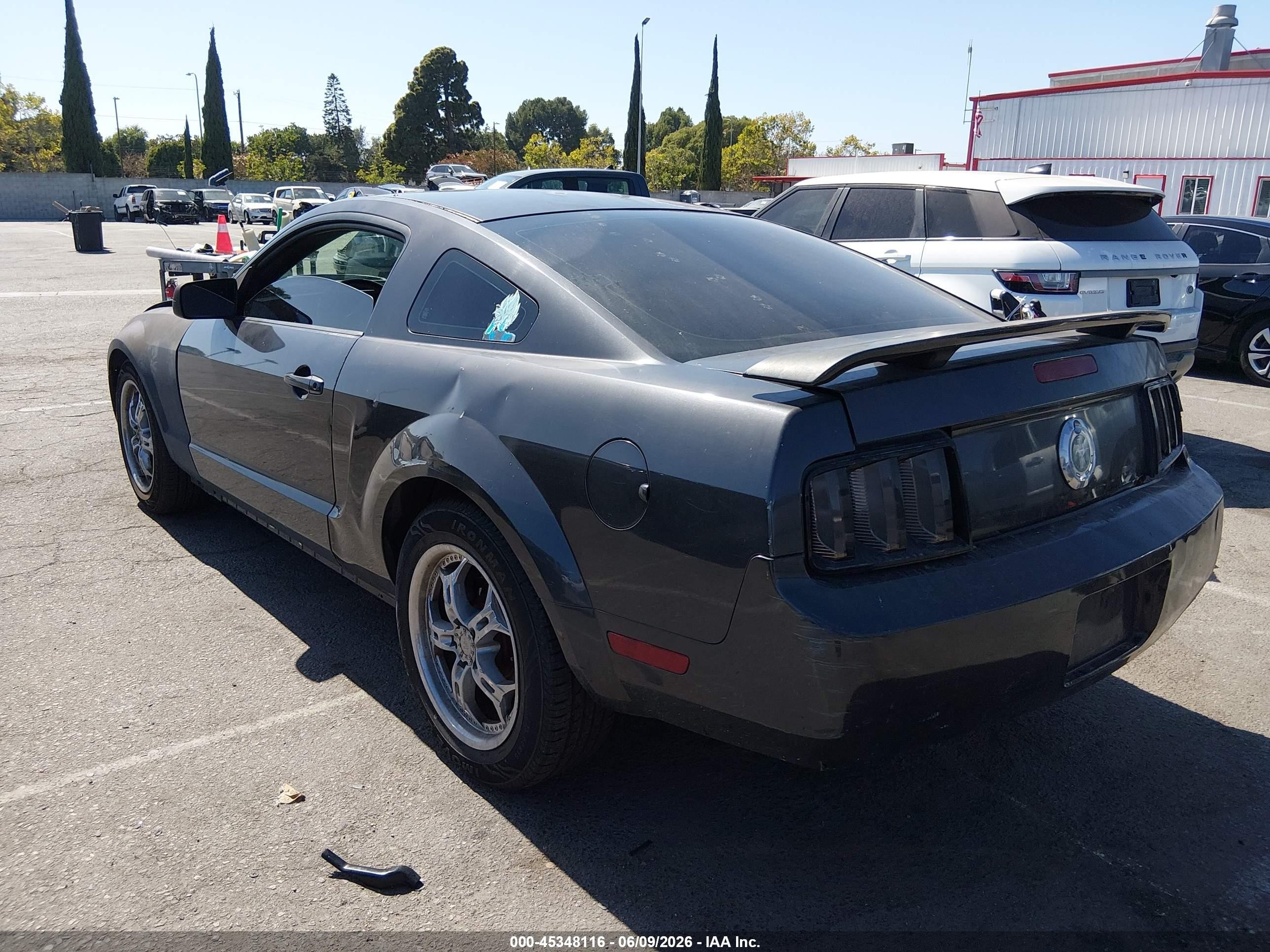 2007 Ford Mustang V6 Deluxe/v6 Premium Gray vin: 1ZVFT80N775270445
