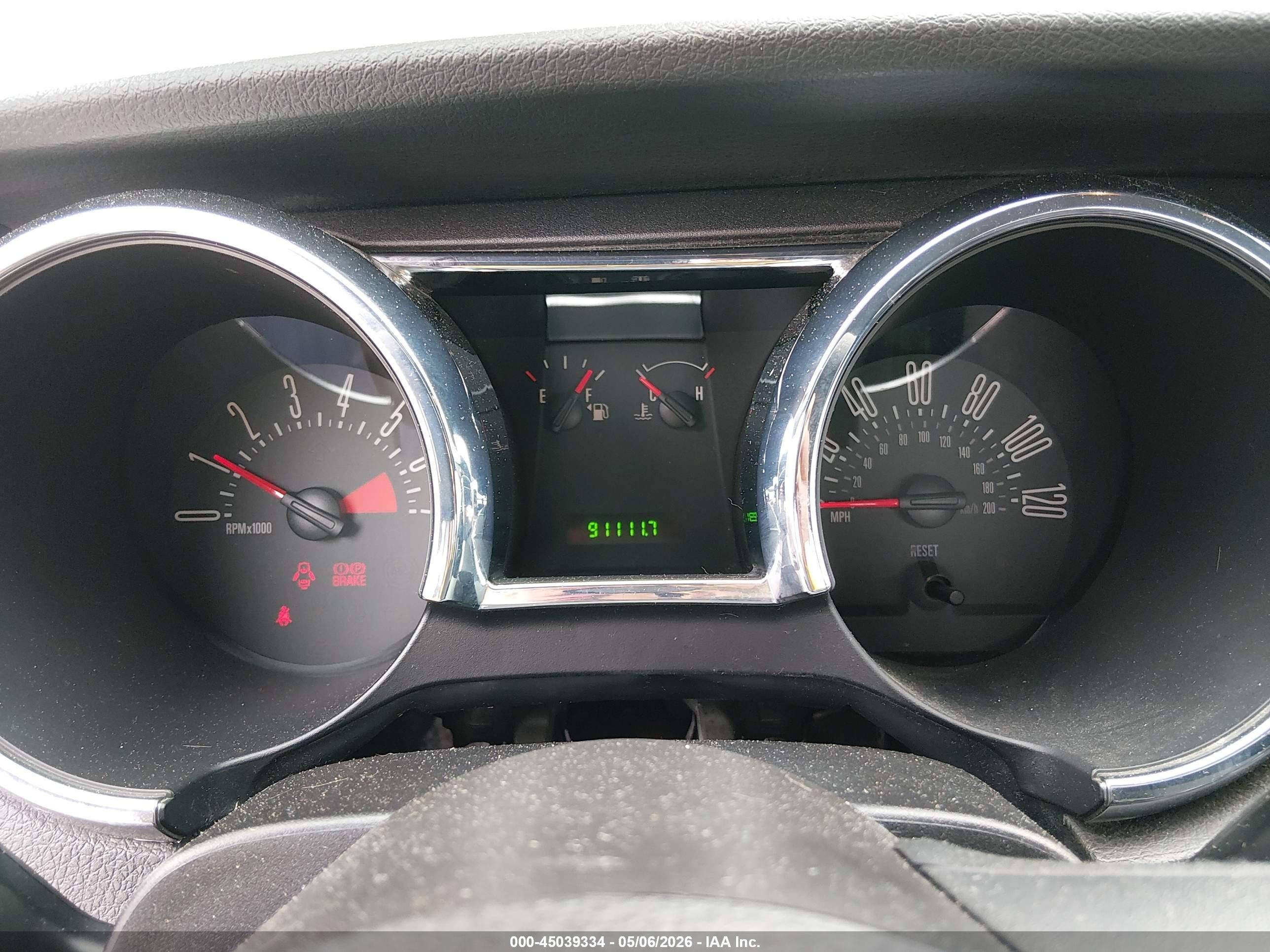 2007 Ford Mustang V6 Deluxe/v6 Premium Черный vin: 1ZVFT80N775302603