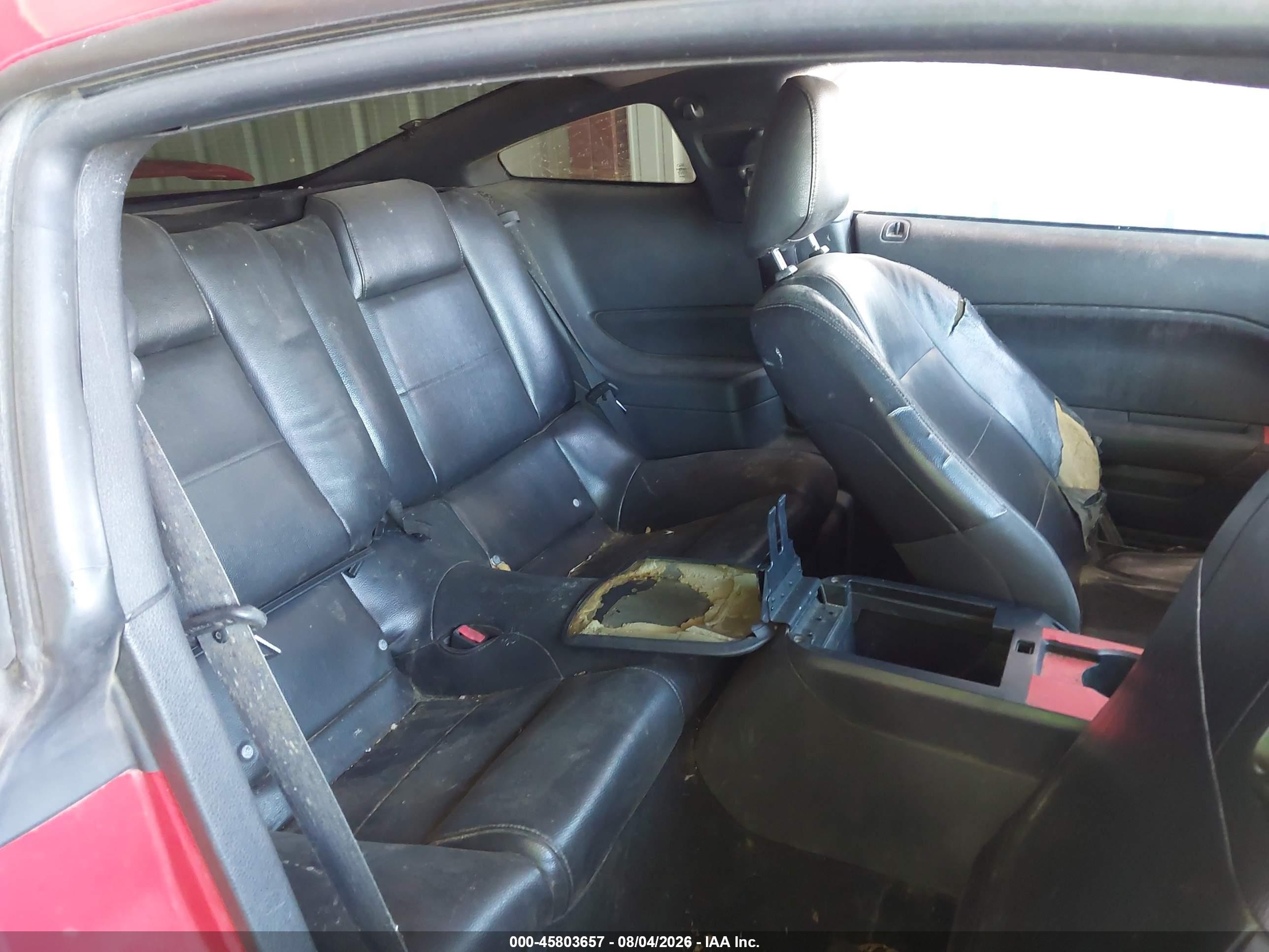 2005 Ford Mustang V6 Deluxe/v6 Premium Red vin: 1ZVFT80N855135116