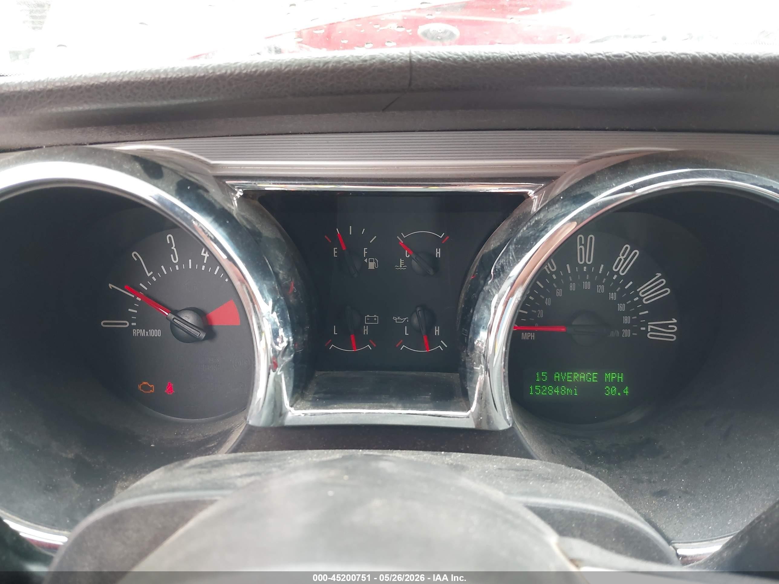2005 Ford Mustang V6 Deluxe/v6 Premium Red vin: 1ZVFT80N855226287
