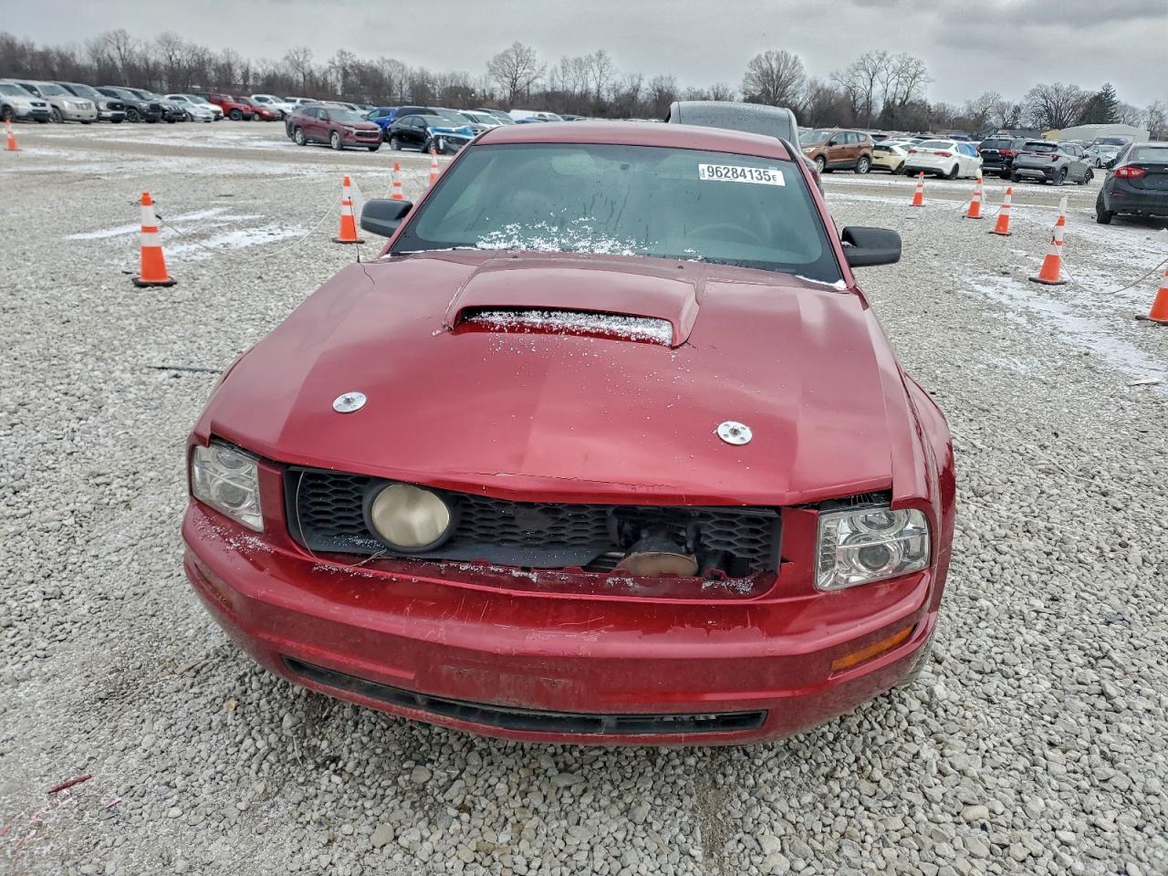 2007 Ford Mustang Красный vin: 1ZVFT80N875337537