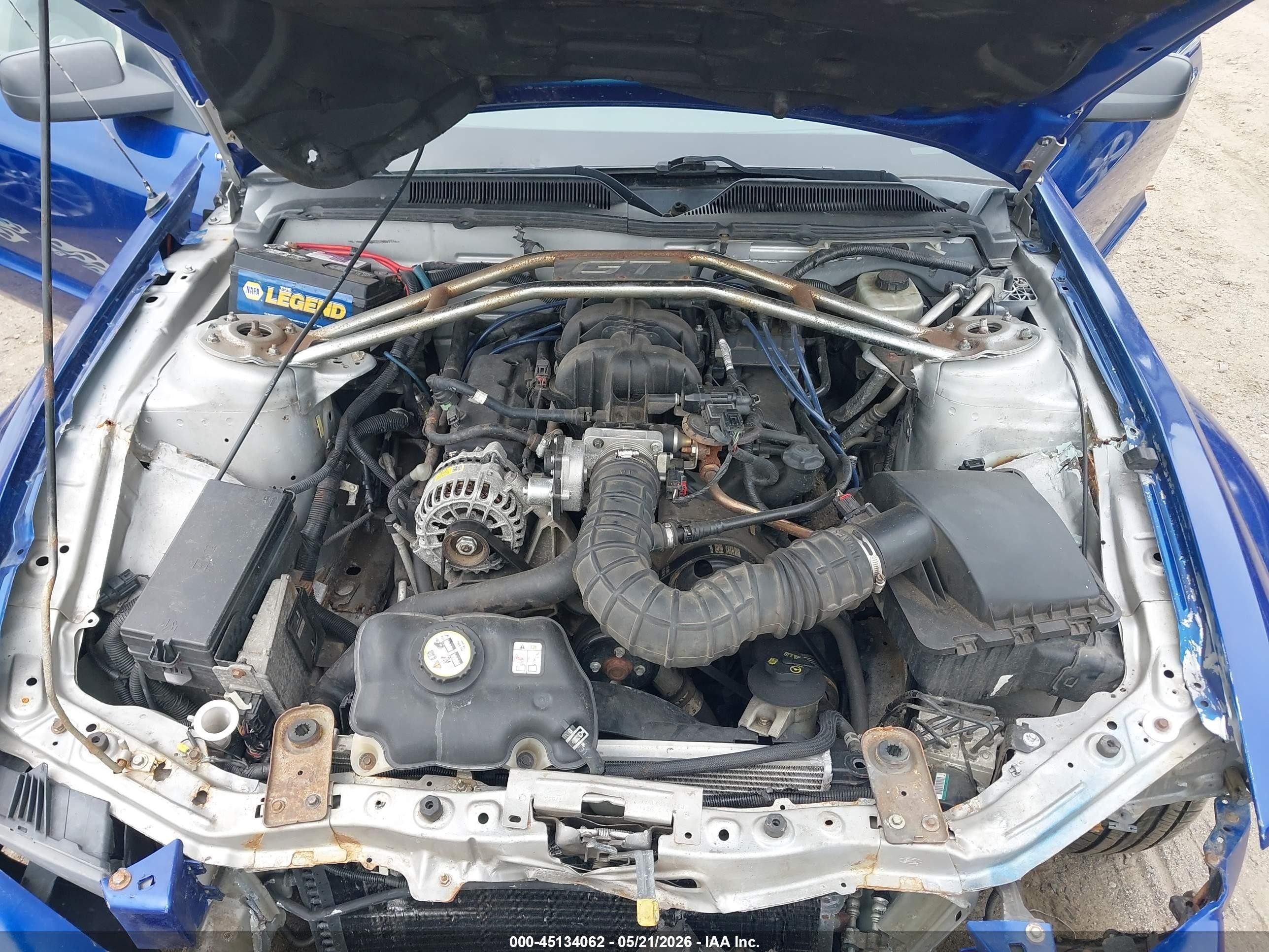 2006 Ford Mustang V6 Blue vin: 1ZVFT80N965130329