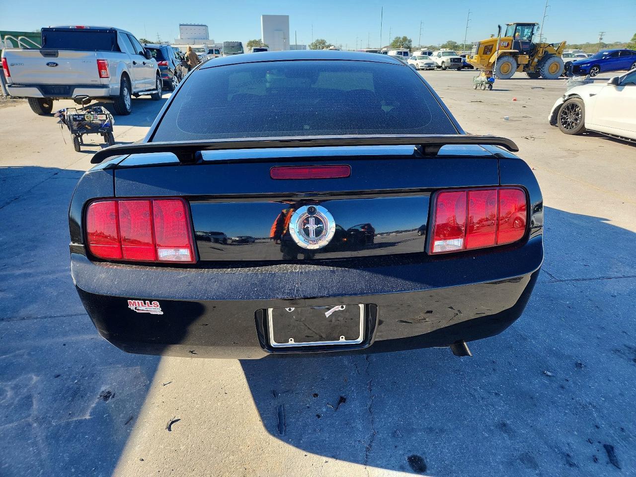 2006 Ford Mustang Black vin: 1ZVFT80N965157675