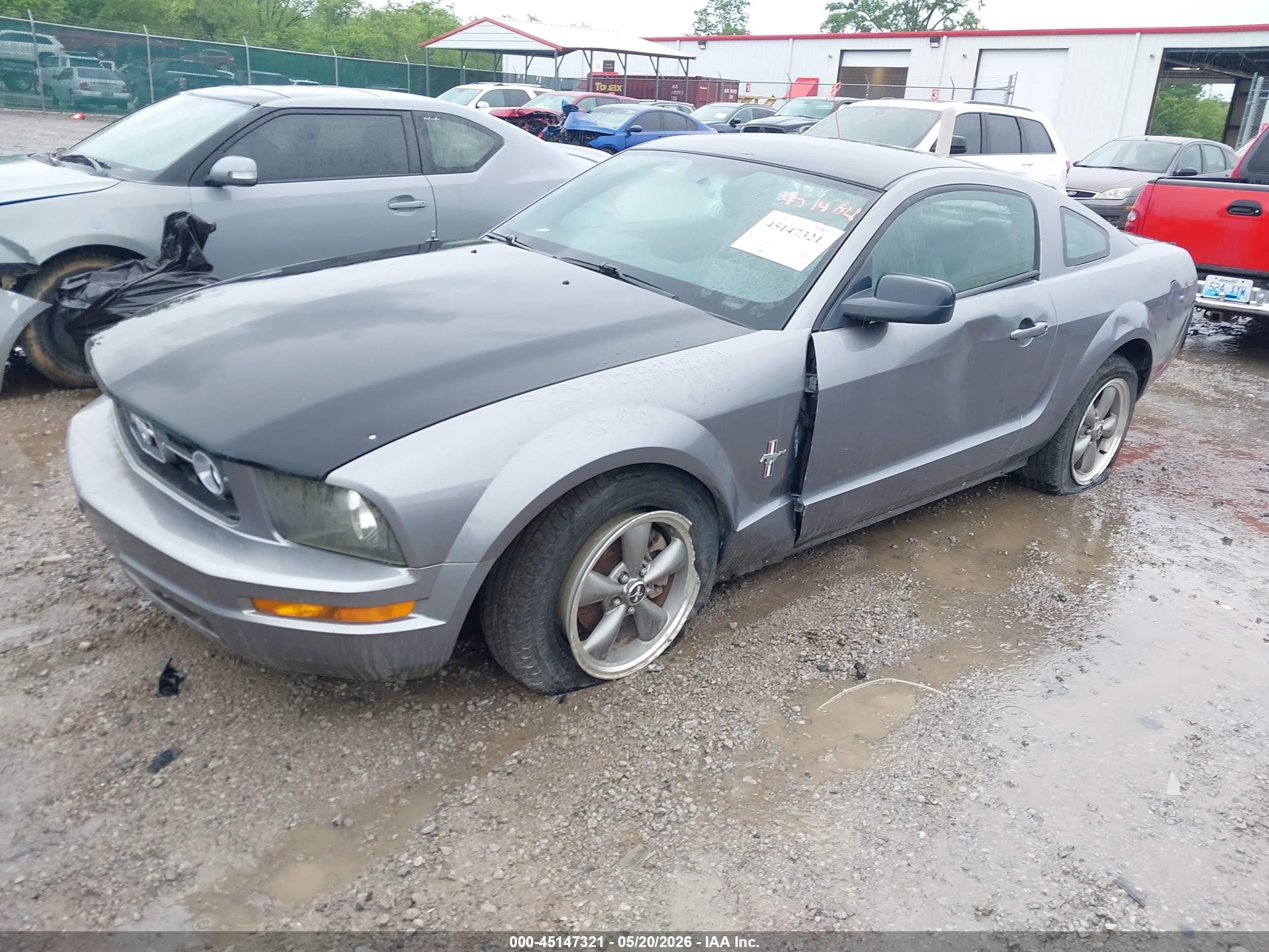 2006 Ford Mustang V6 Silver vin: 1ZVFT80N965205935