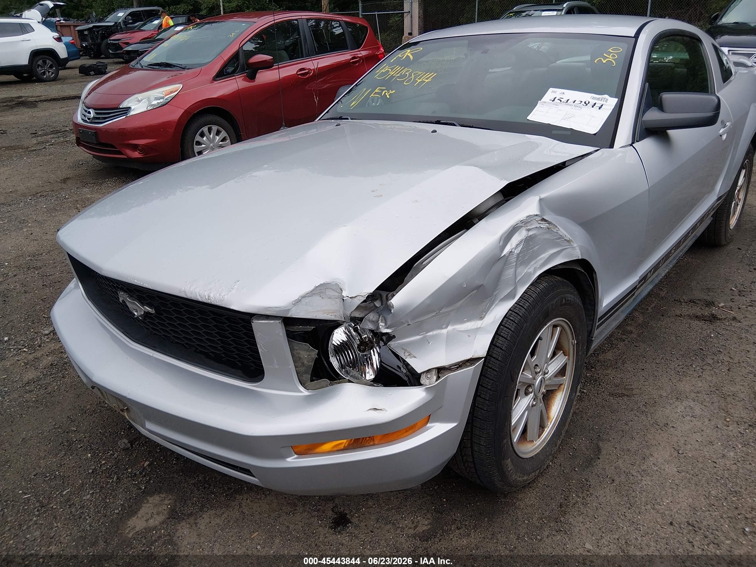 2005 Ford Mustang   Gray vin: 1ZVFT80NX55187962