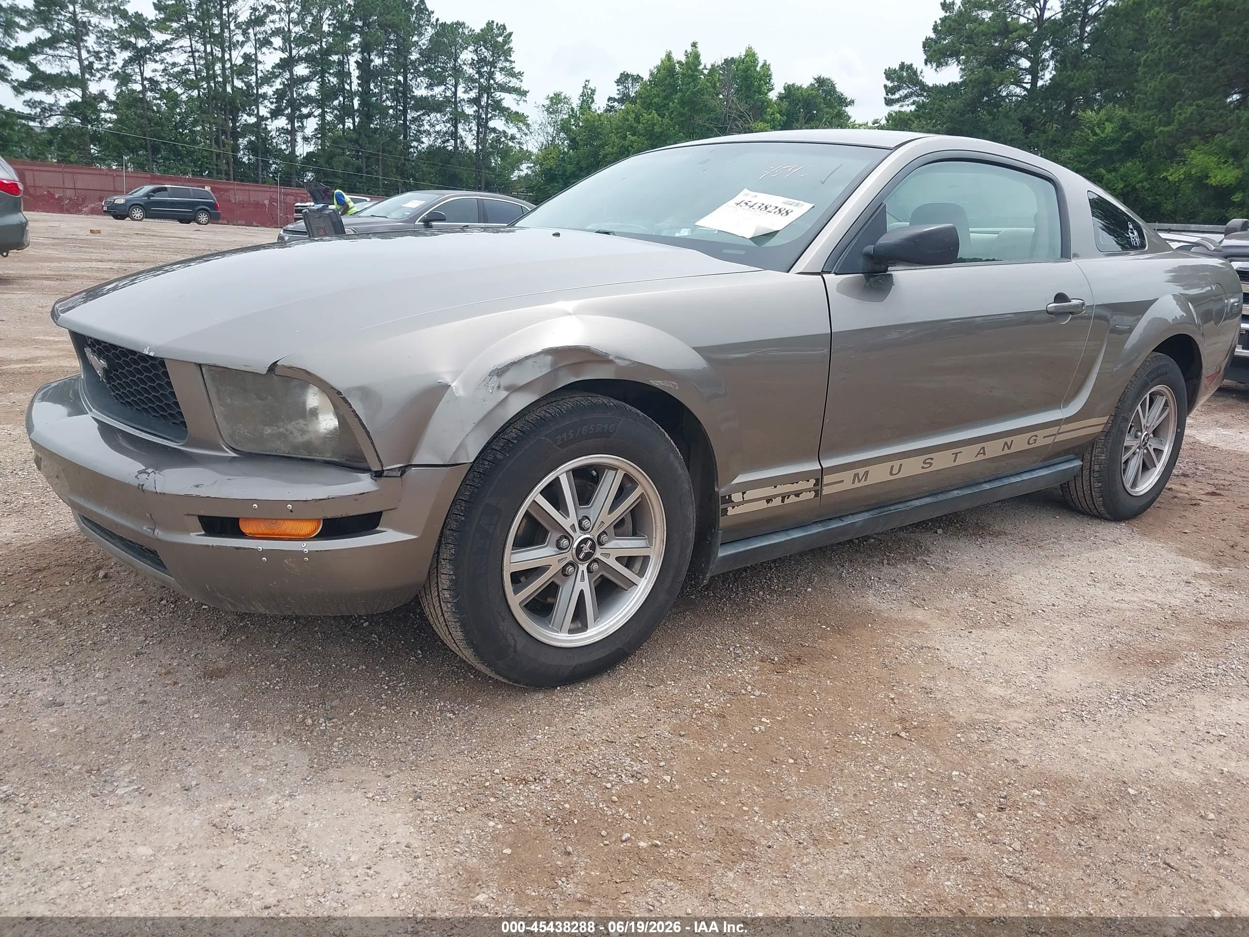 2005 Ford Mustang V6 Deluxe/v6 Premium Золотой vin: 1ZVFT80NX55189095