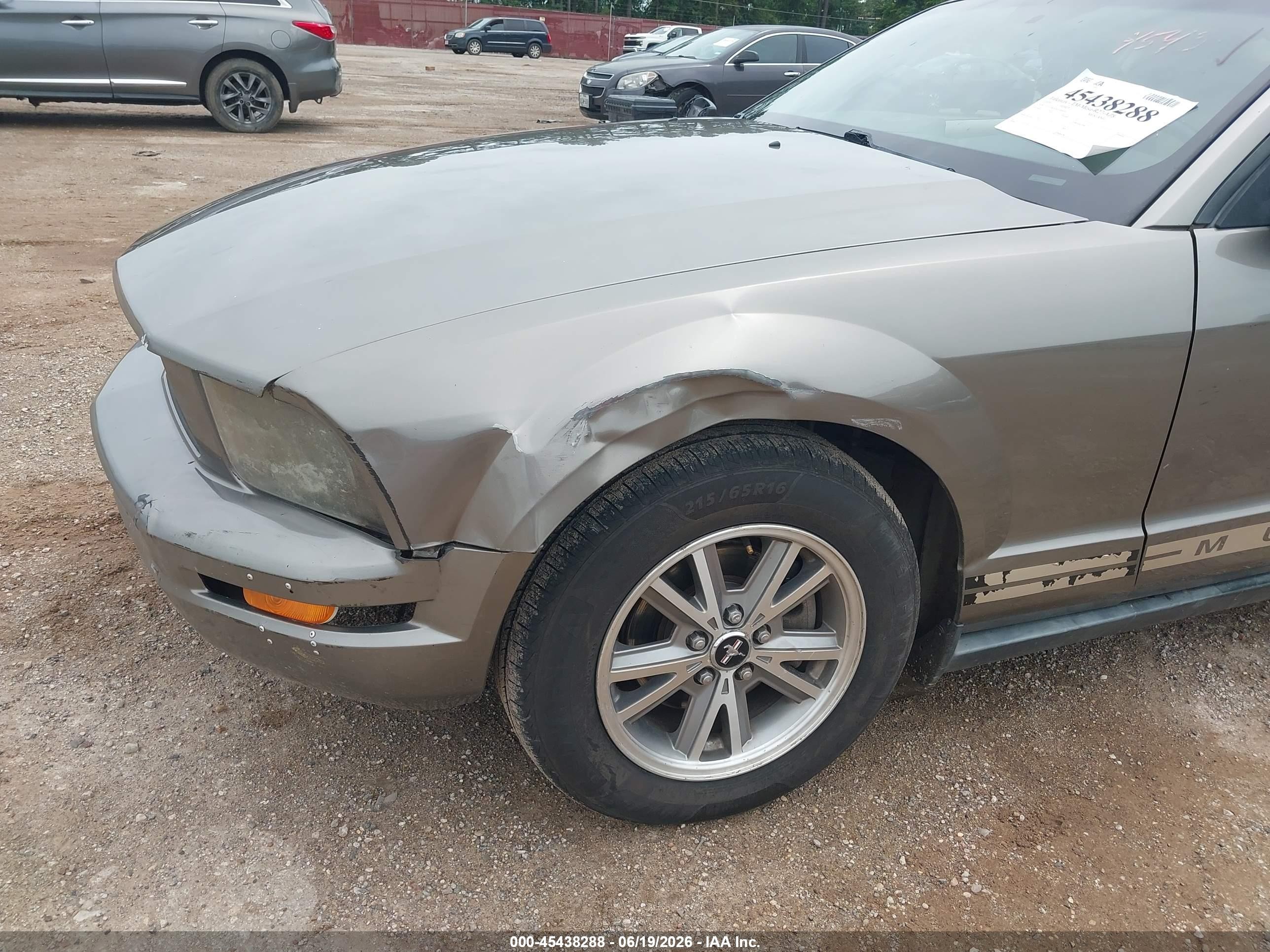 2005 Ford Mustang V6 Deluxe/v6 Premium Золотой vin: 1ZVFT80NX55189095