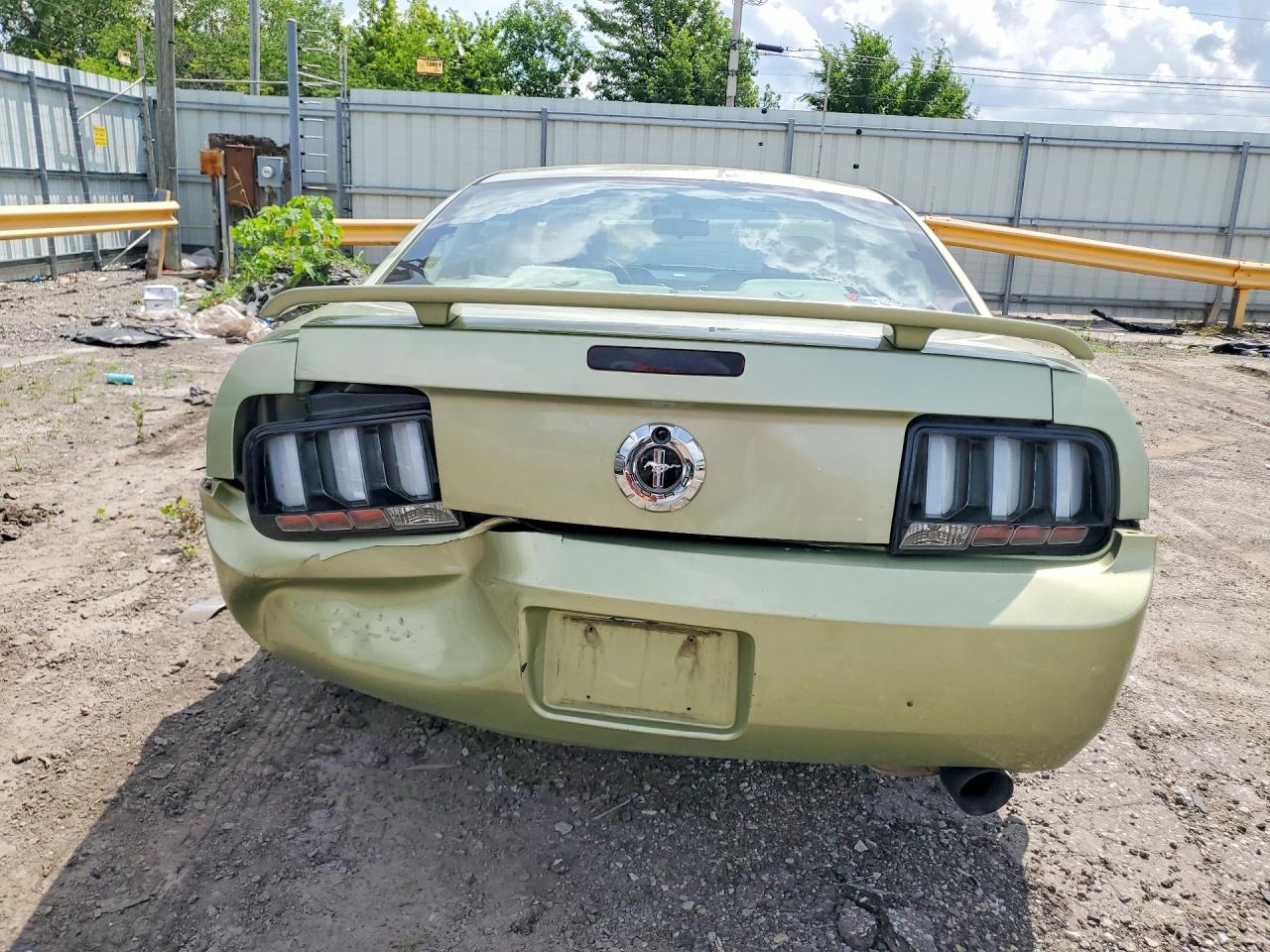 2005 Ford Mustang Зеленый vin: 1ZVFT80NX55246038
