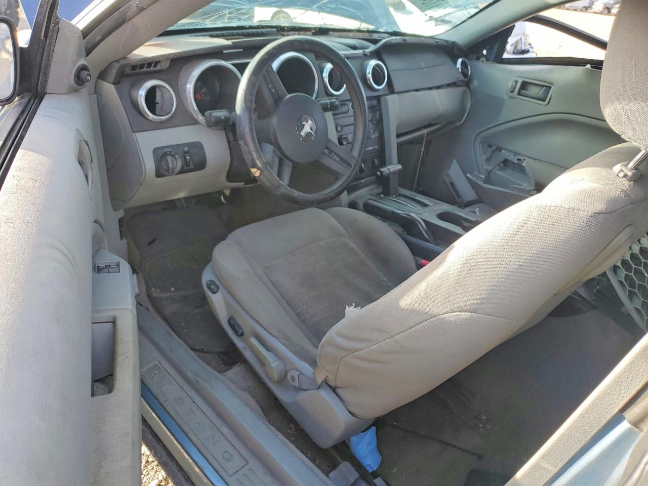 2007 Ford Mustang Blue vin: 1ZVFT80NX75265529