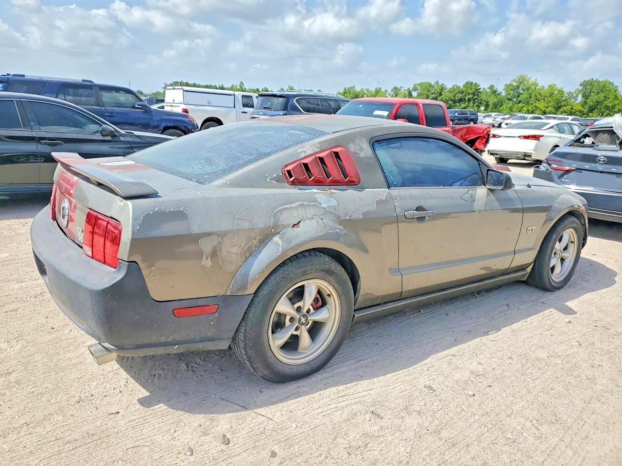 2005 Ford Mustang Gt Gray vin: 1ZVFT82H055119130
