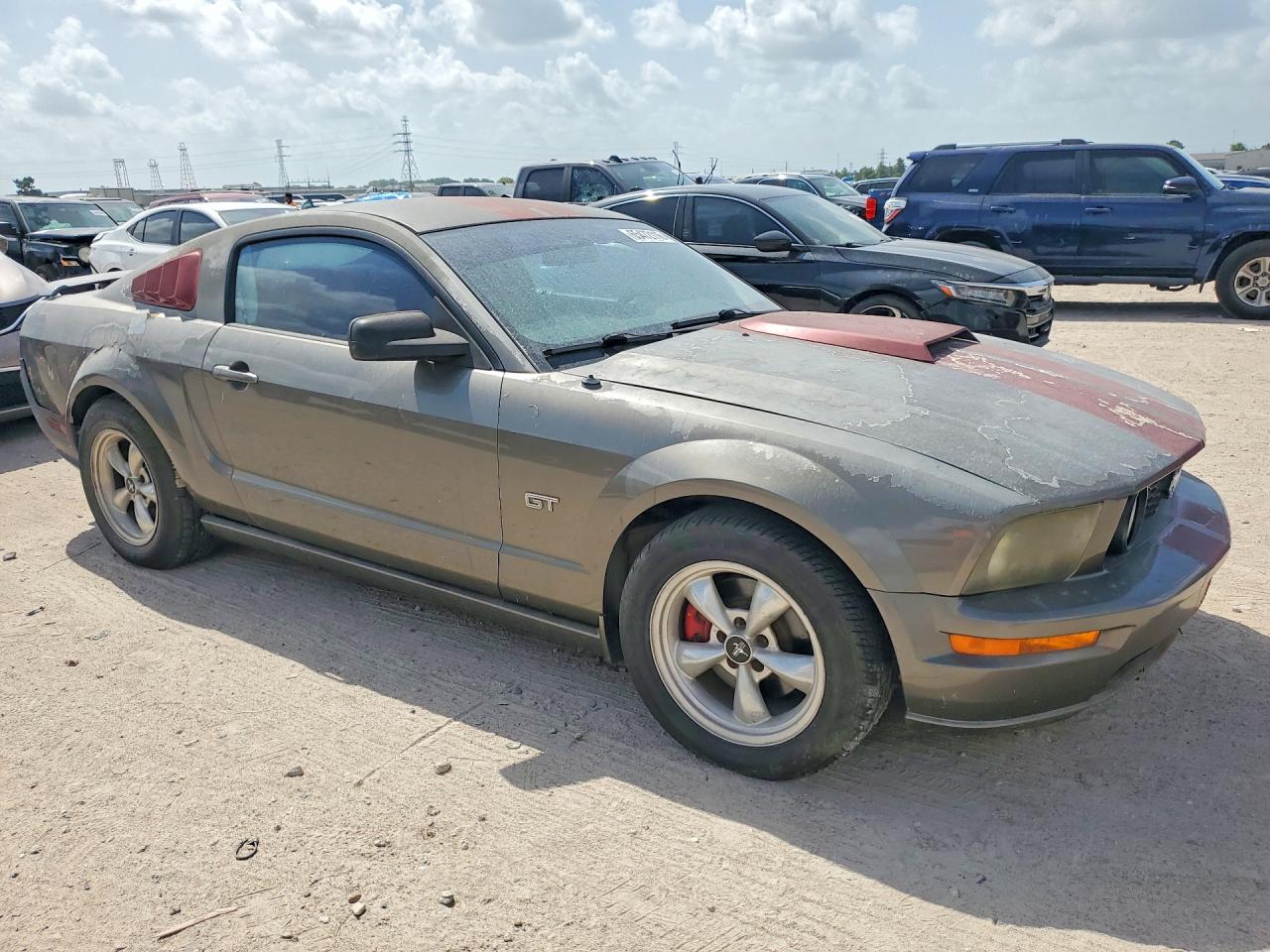 2005 Ford Mustang Gt Gray vin: 1ZVFT82H055119130
