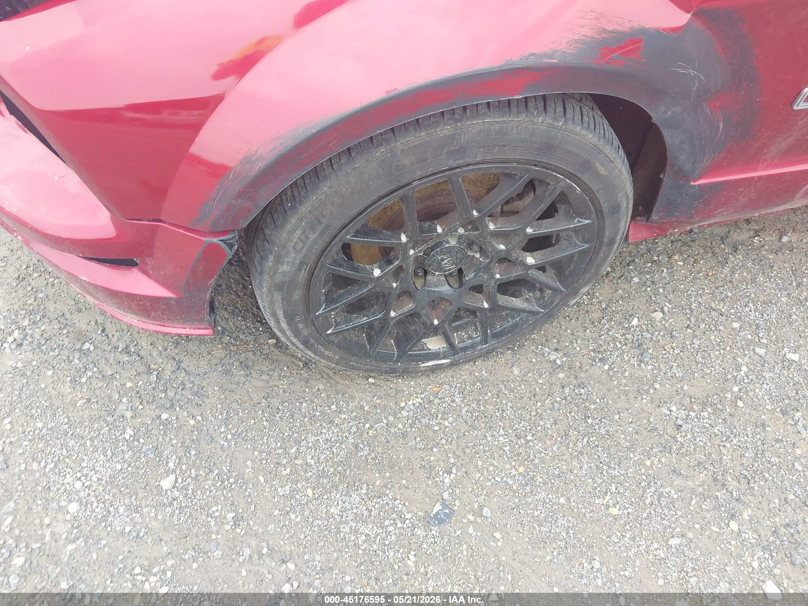 2006 Ford Mustang Gt Red vin: 1ZVFT82H065151867