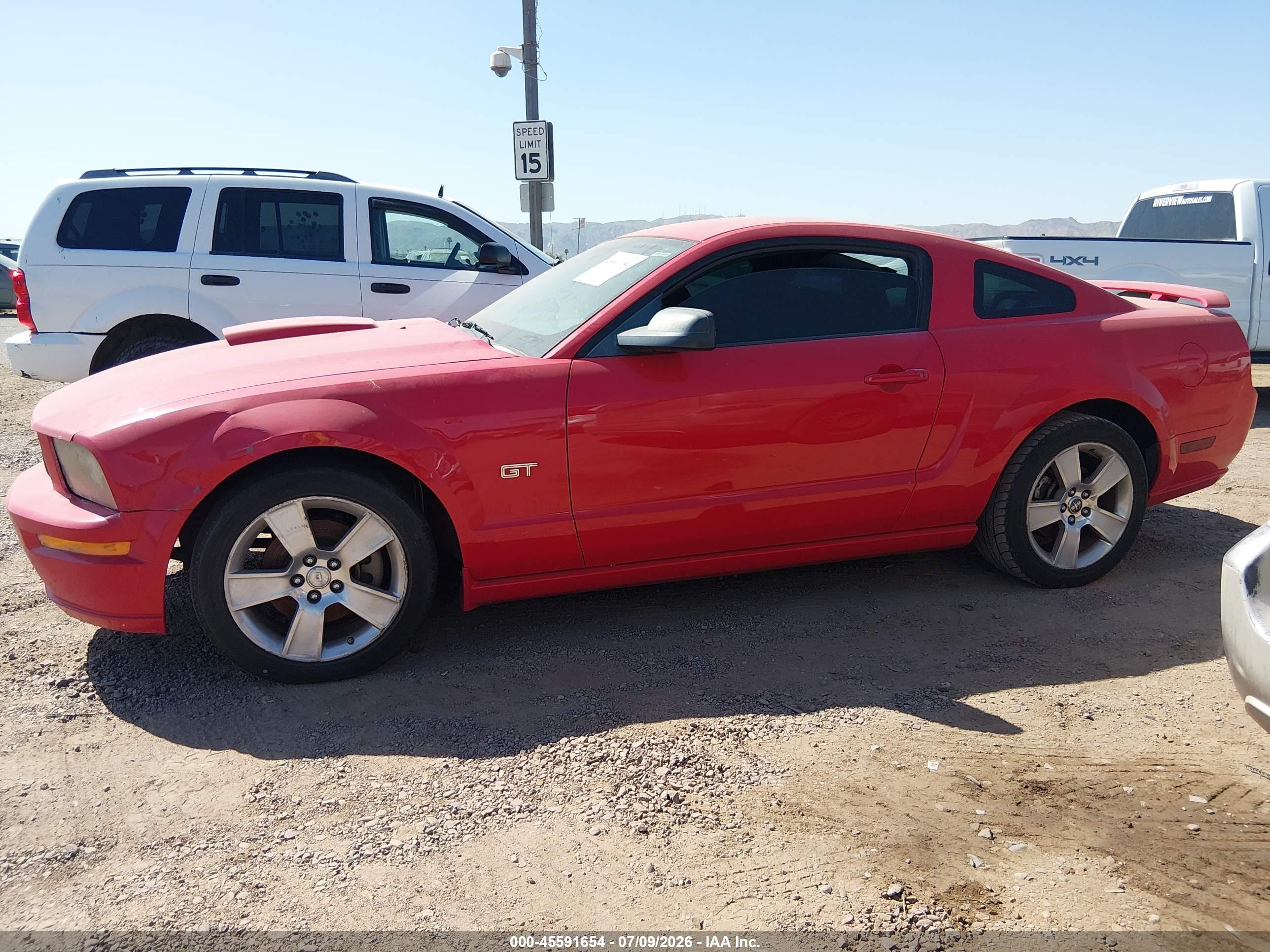 2007 Ford Mustang Gt Deluxe/gt Premium Purple vin: 1ZVFT82H075205430
