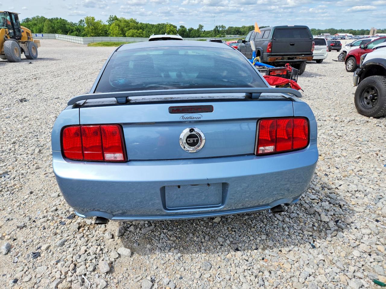 2005 Ford Mustang Gt Blue vin: 1ZVFT82H155103714