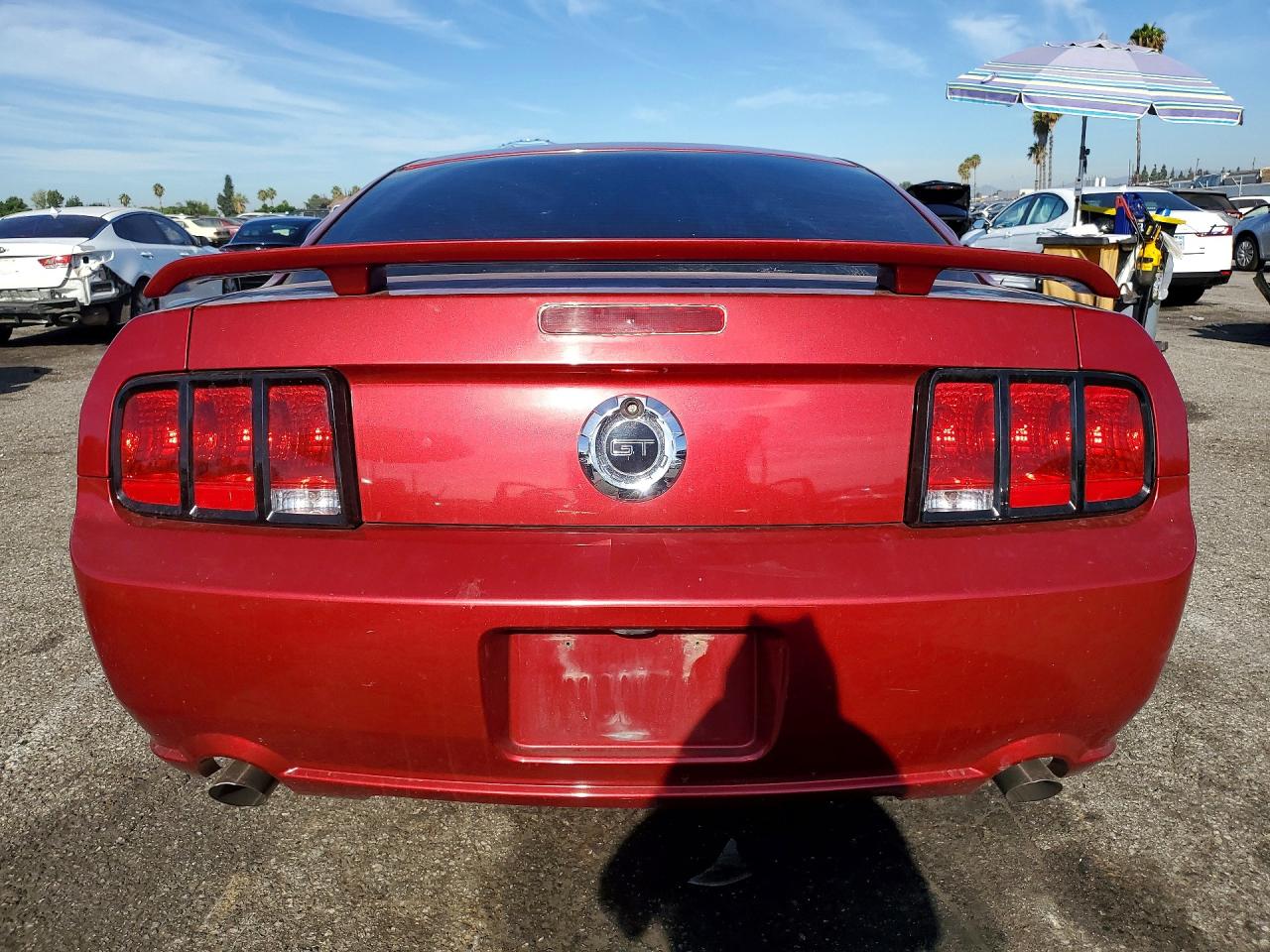 2006 Ford Mustang Gt Красный vin: 1ZVFT82H165194310