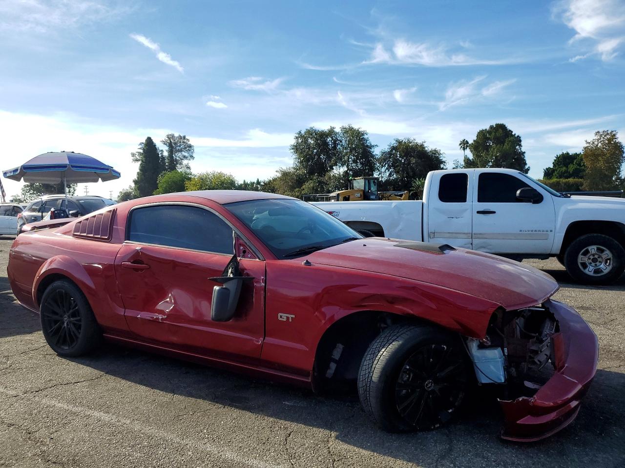 2006 Ford Mustang Gt Красный vin: 1ZVFT82H165194310