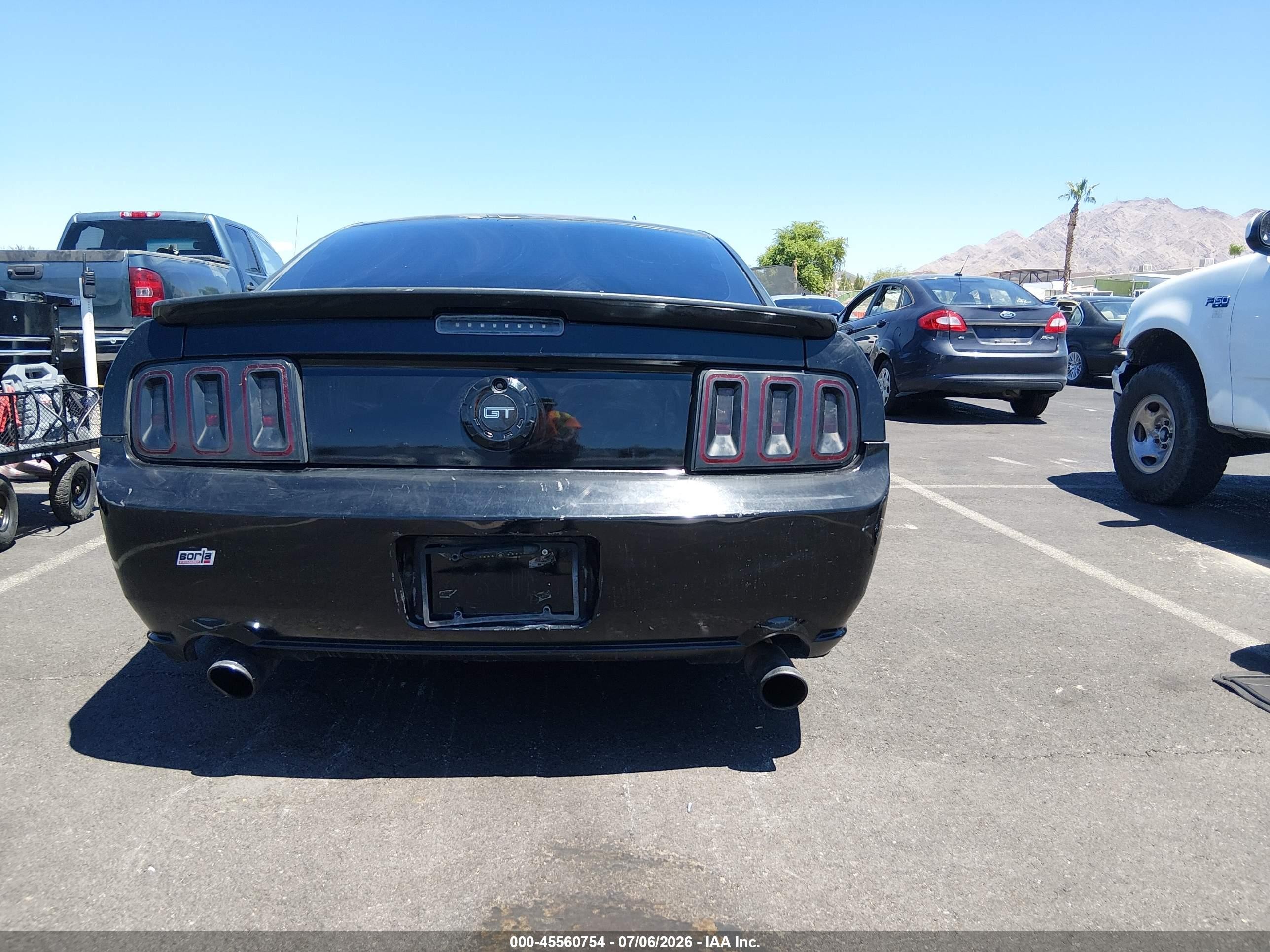 2006 Ford Mustang Gt Black vin: 1ZVFT82H165214975