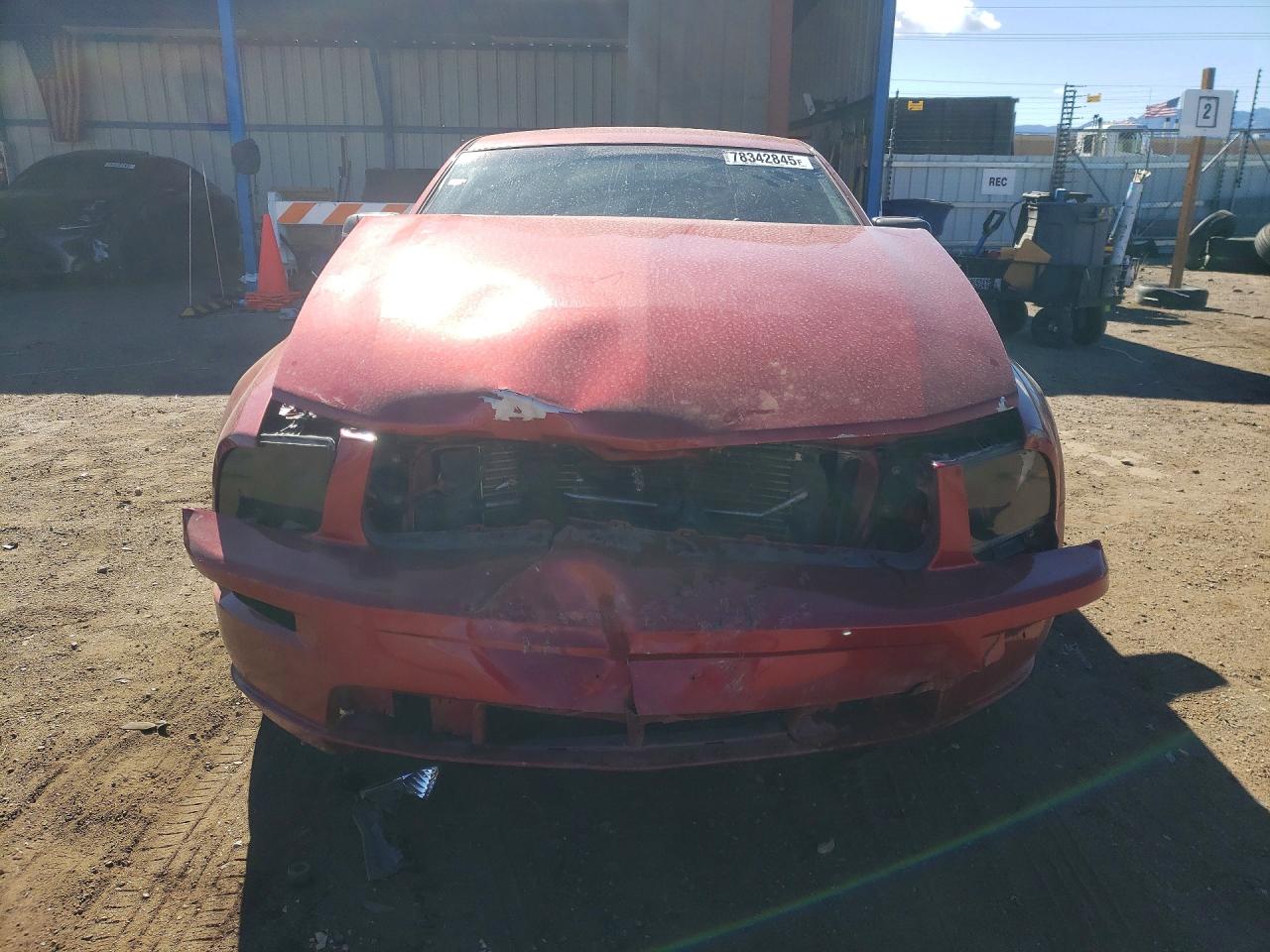 2006 Ford Mustang Gt Red vin: 1ZVFT82H165239133