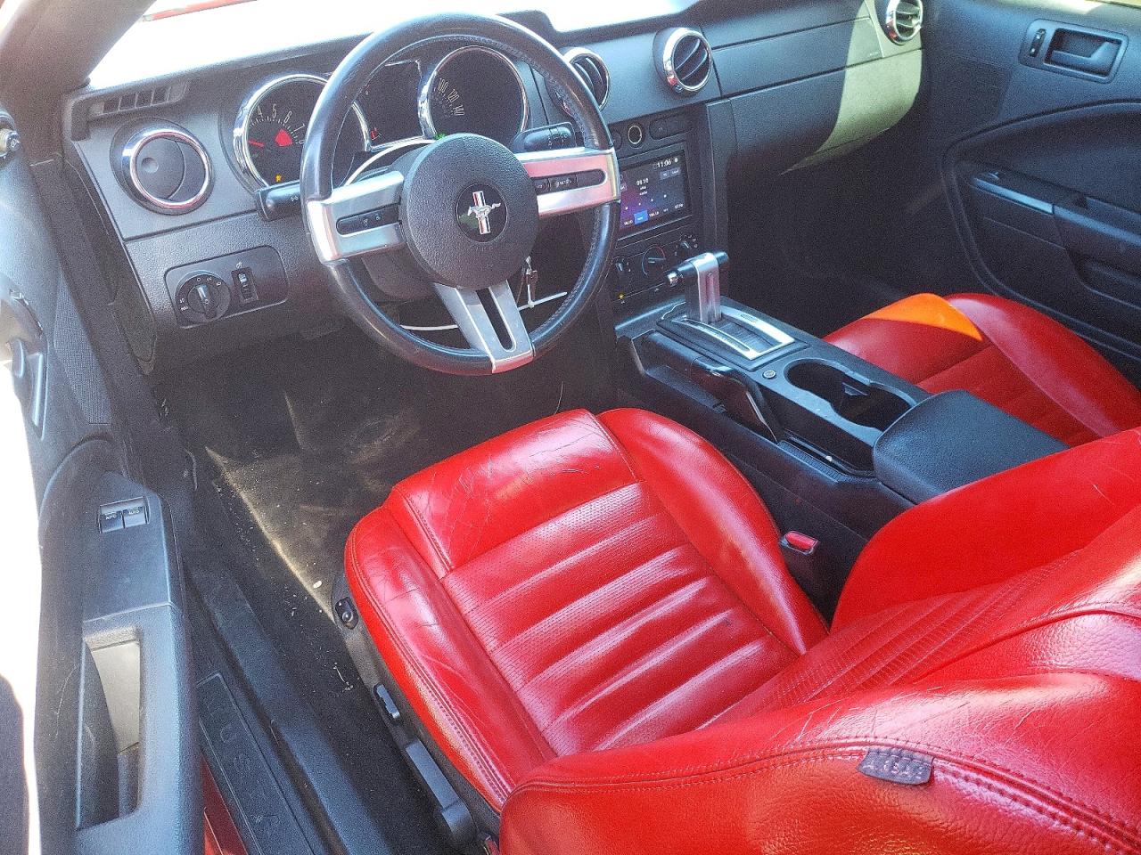 2006 Ford Mustang Gt Red vin: 1ZVFT82H165239133