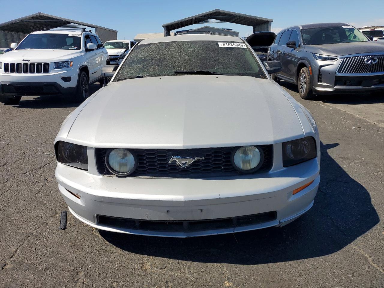 2005 Ford Mustang Gt Silver vin: 1ZVFT82H255188871