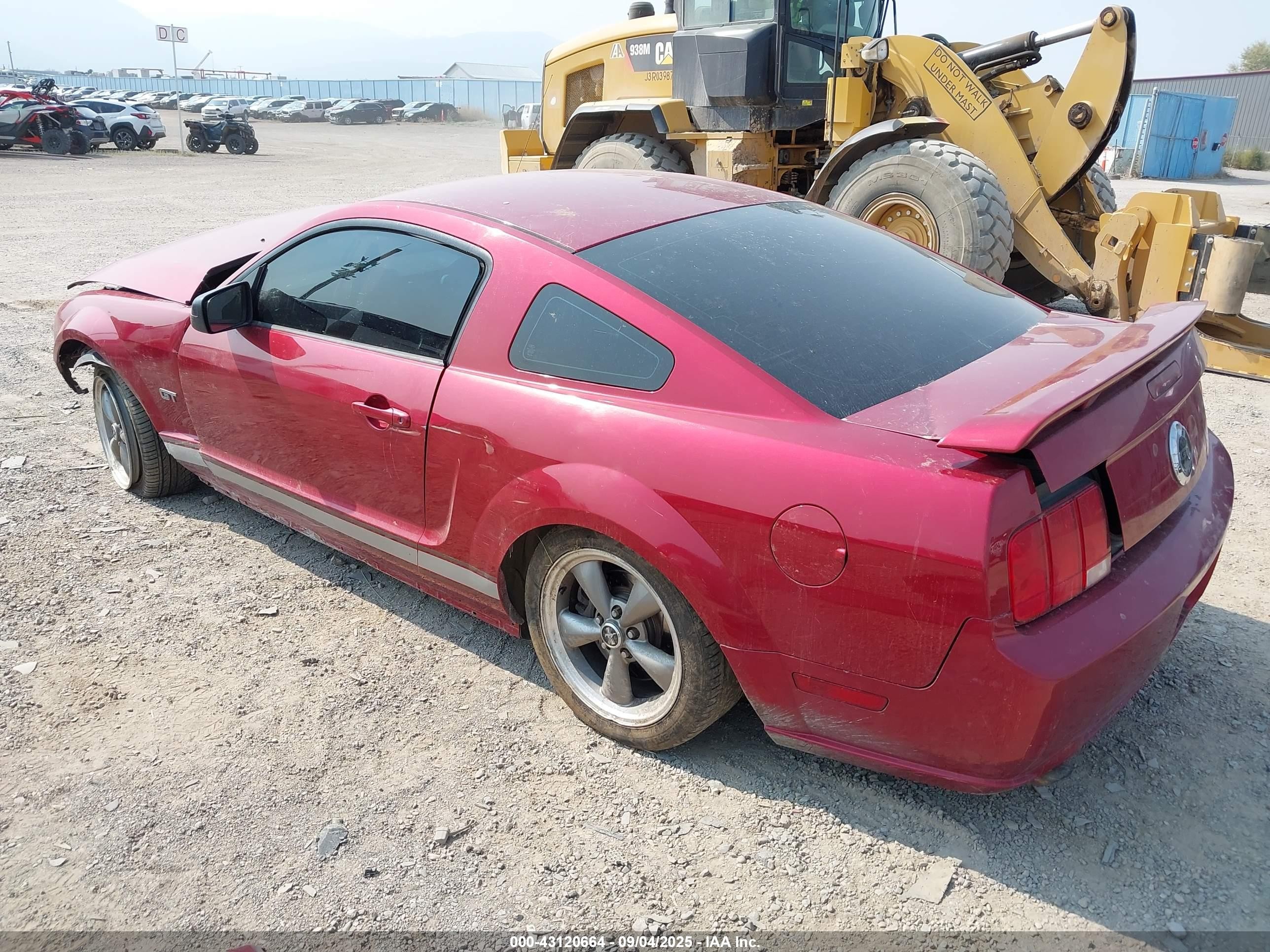 2006 Ford Mustang Gt Red vin: 1ZVFT82H265164720