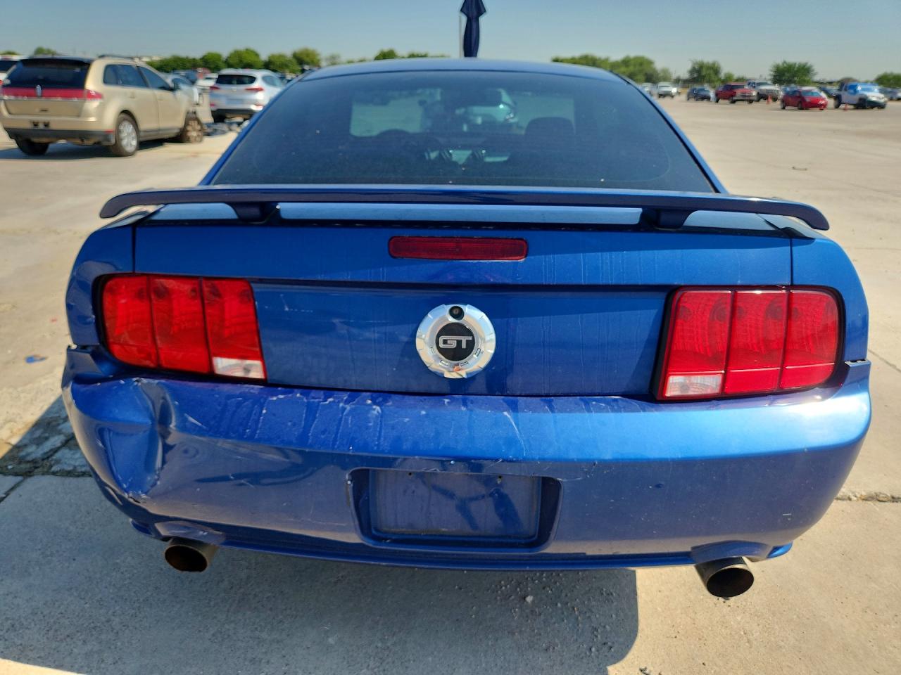 2006 Ford Mustang Gt Синий vin: 1ZVFT82H265197099
