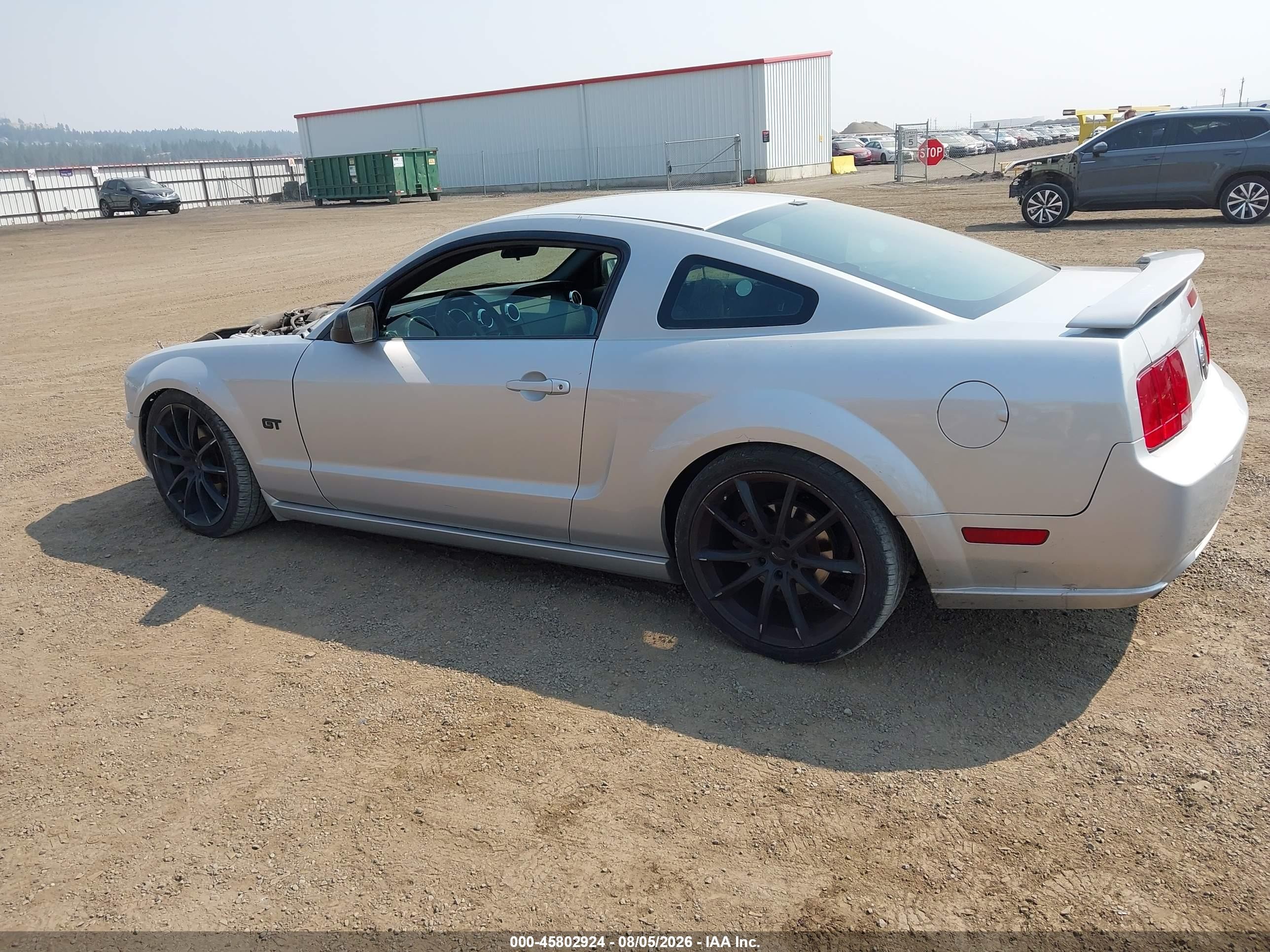 2006 Ford Mustang Gt Silver vin: 1ZVFT82H265233132