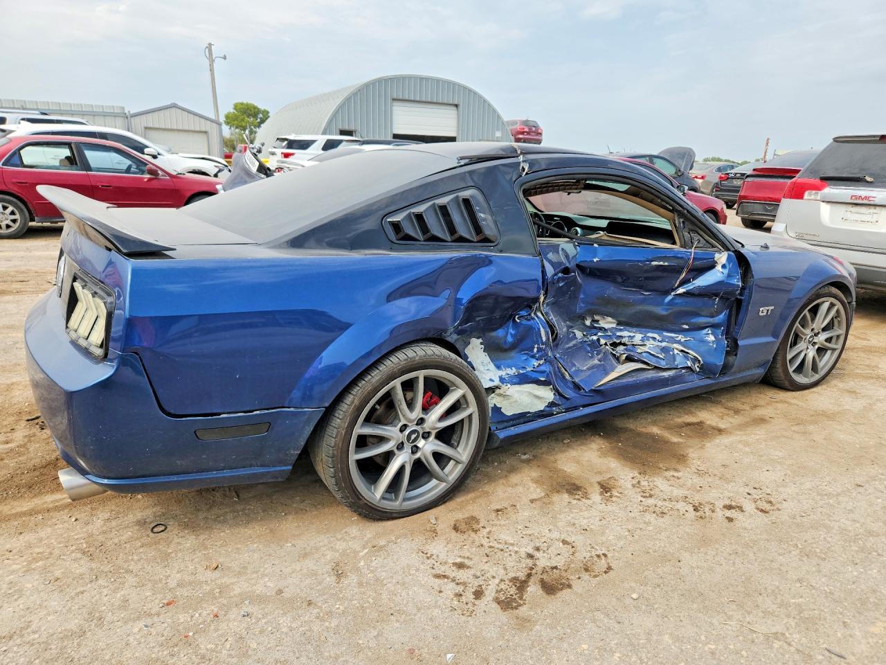 2006 Ford Mustang Gt Blue vin: 1ZVFT82H265258757