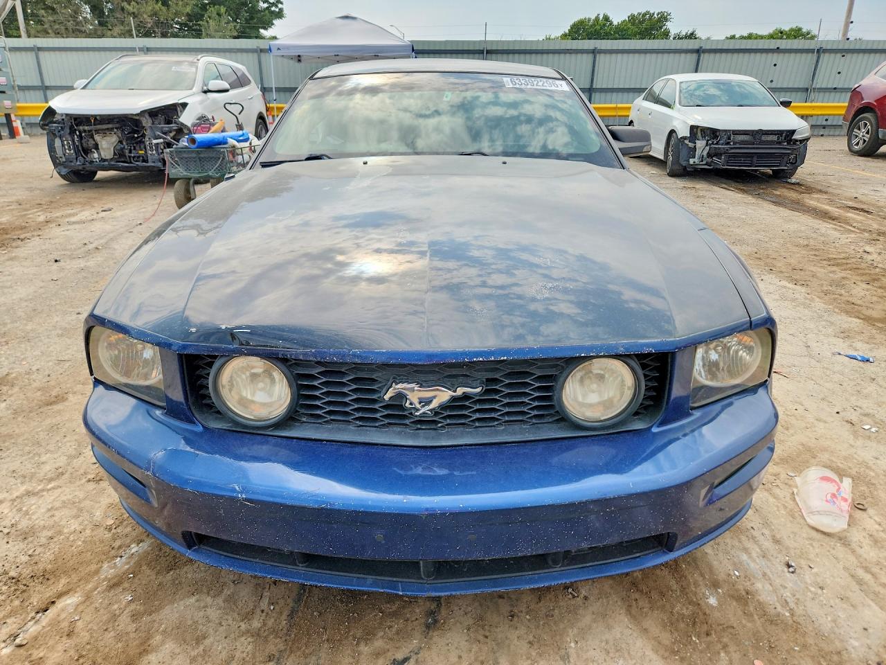 2006 Ford Mustang Gt Blue vin: 1ZVFT82H265258757