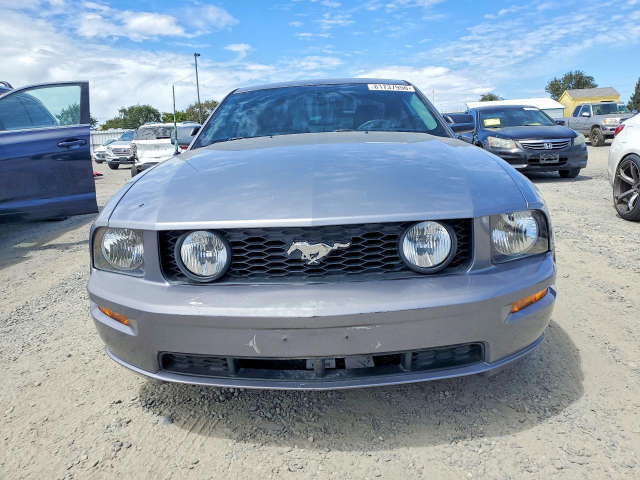 2007 Ford Mustang Gt Gray vin: 1ZVFT82H275277150