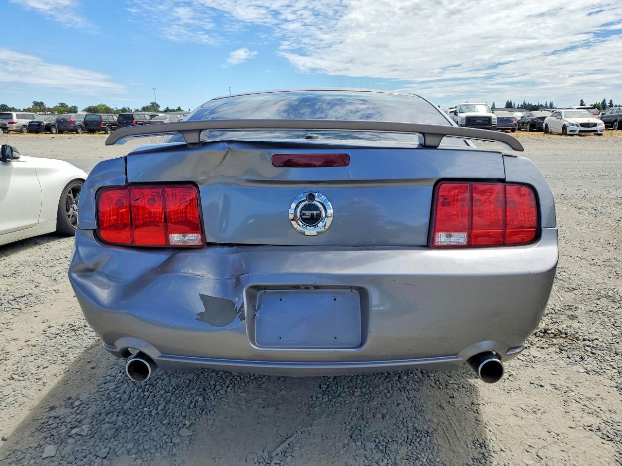 2007 Ford Mustang Gt Gray vin: 1ZVFT82H275277150