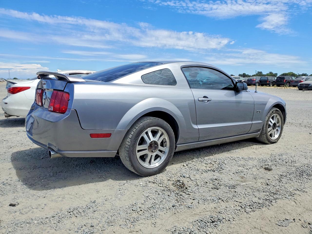 2007 Ford Mustang Gt Gray vin: 1ZVFT82H275277150