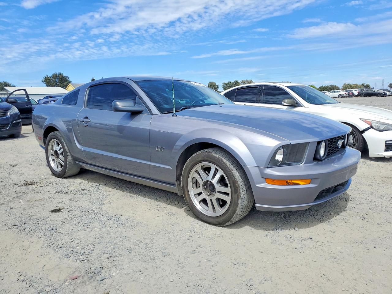 2007 Ford Mustang Gt Gray vin: 1ZVFT82H275277150