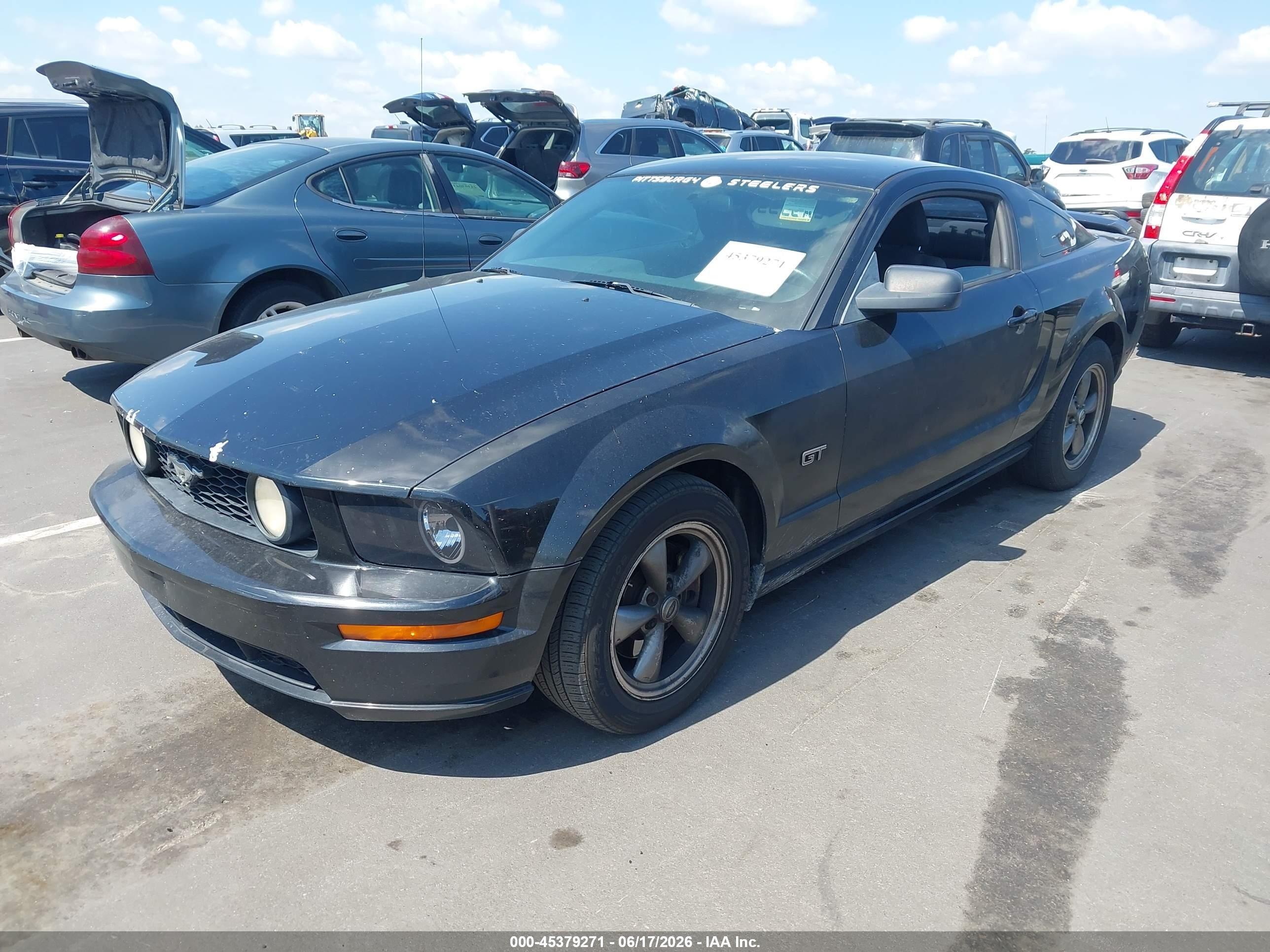 2005 Ford Mustang Gt Deluxe/gt Premium Black vin: 1ZVFT82H355237933