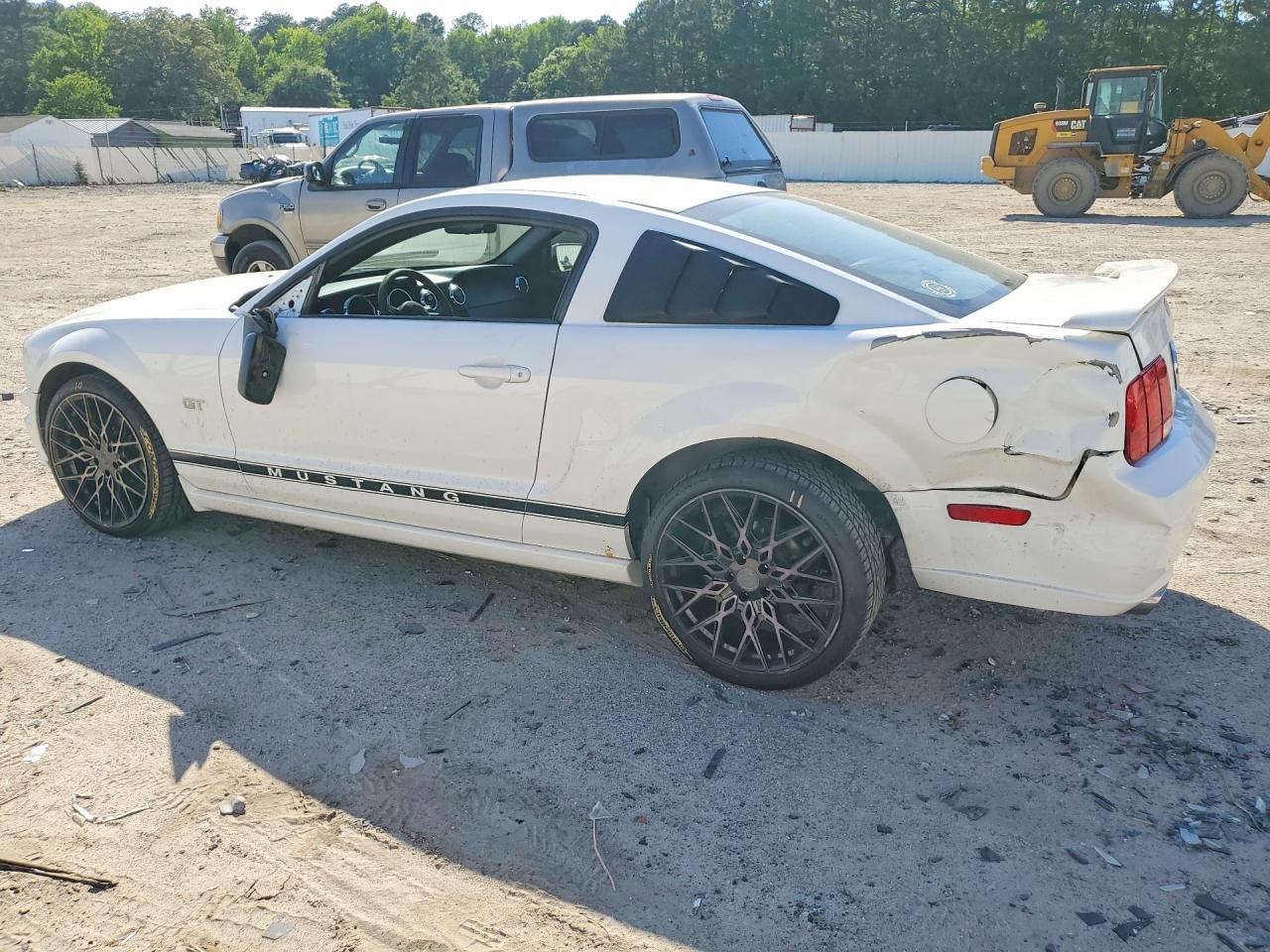 2006 Ford Mustang Gt White vin: 1ZVFT82H365209678
