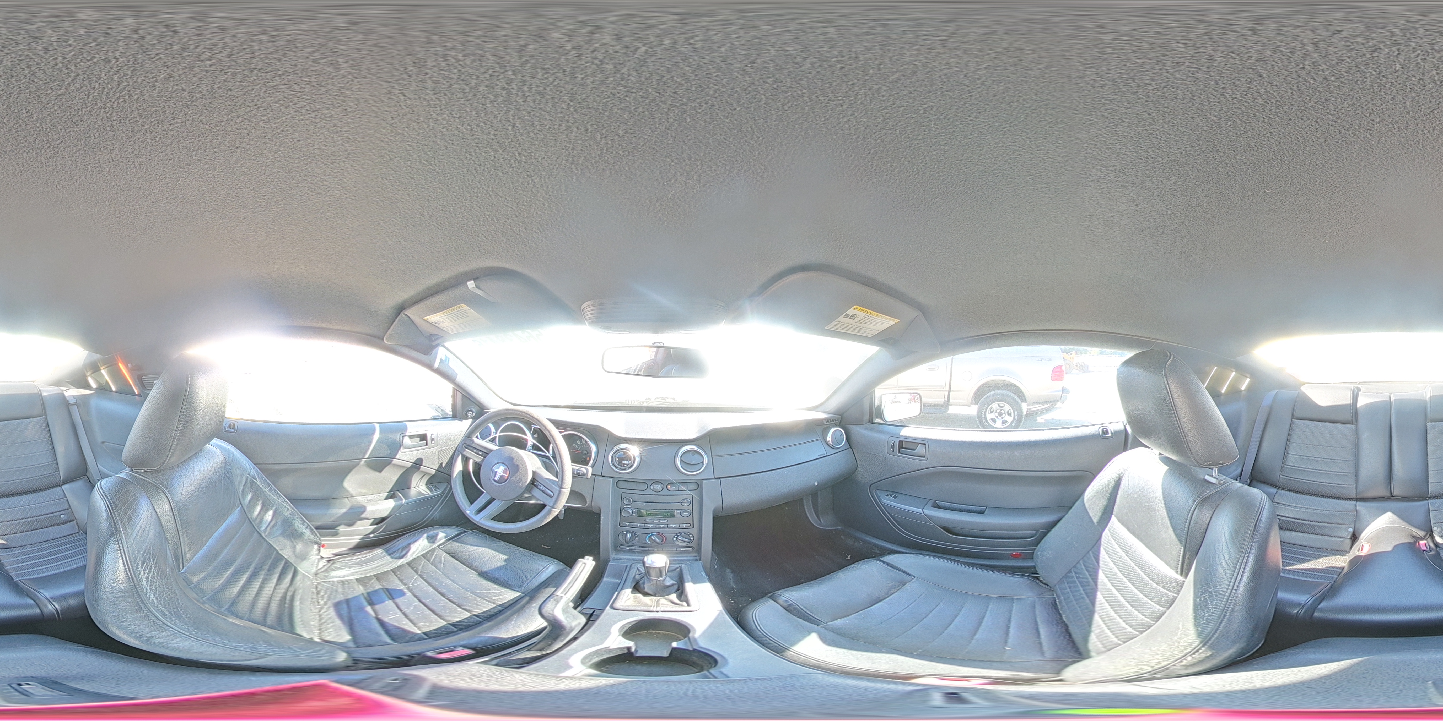 2006 Ford Mustang Gt White vin: 1ZVFT82H365209678