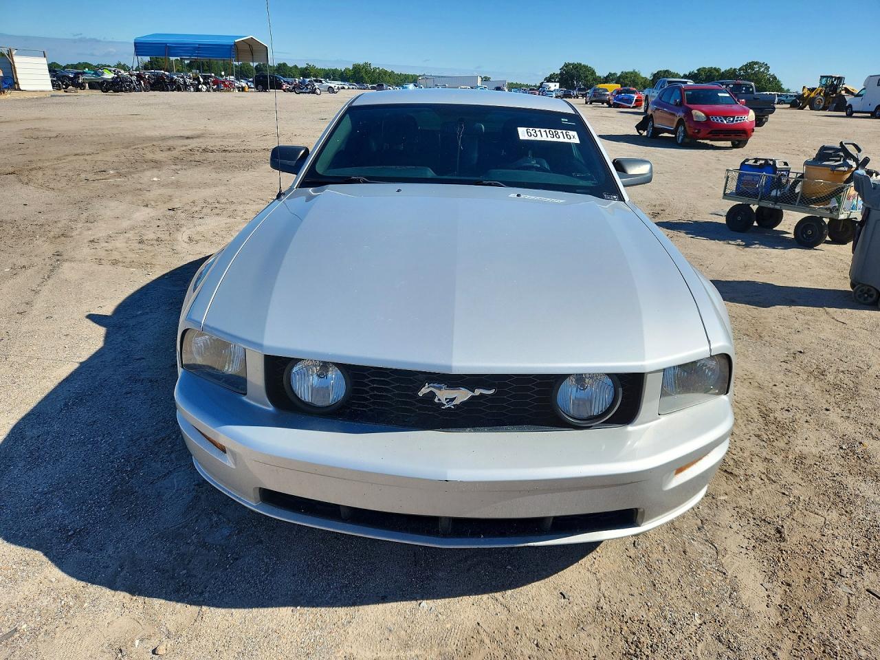 2006 Ford Mustang Gt Silver vin: 1ZVFT82H365252613